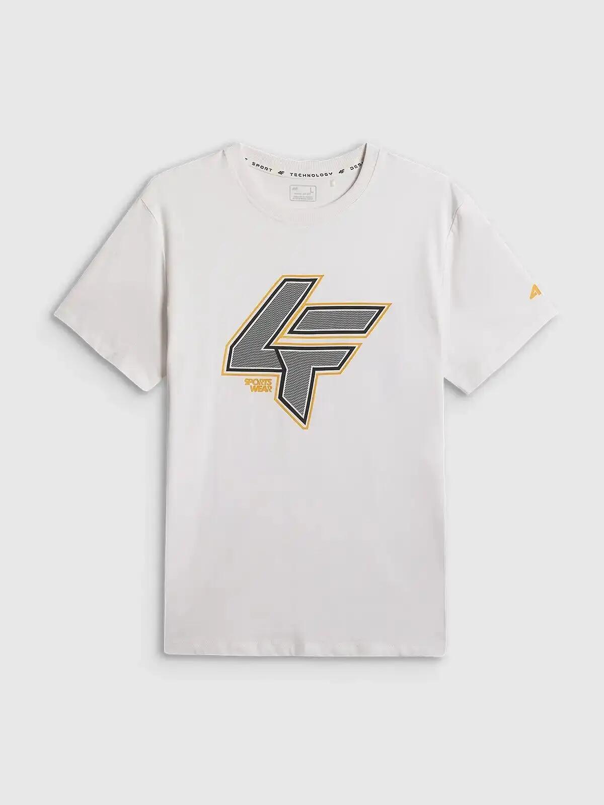 KOSZULKA MĘSKA 4F T-SHIRT BAWEŁNIANY SPORTOWY NA CO DZIEŃ  M2662 SS26 9/12