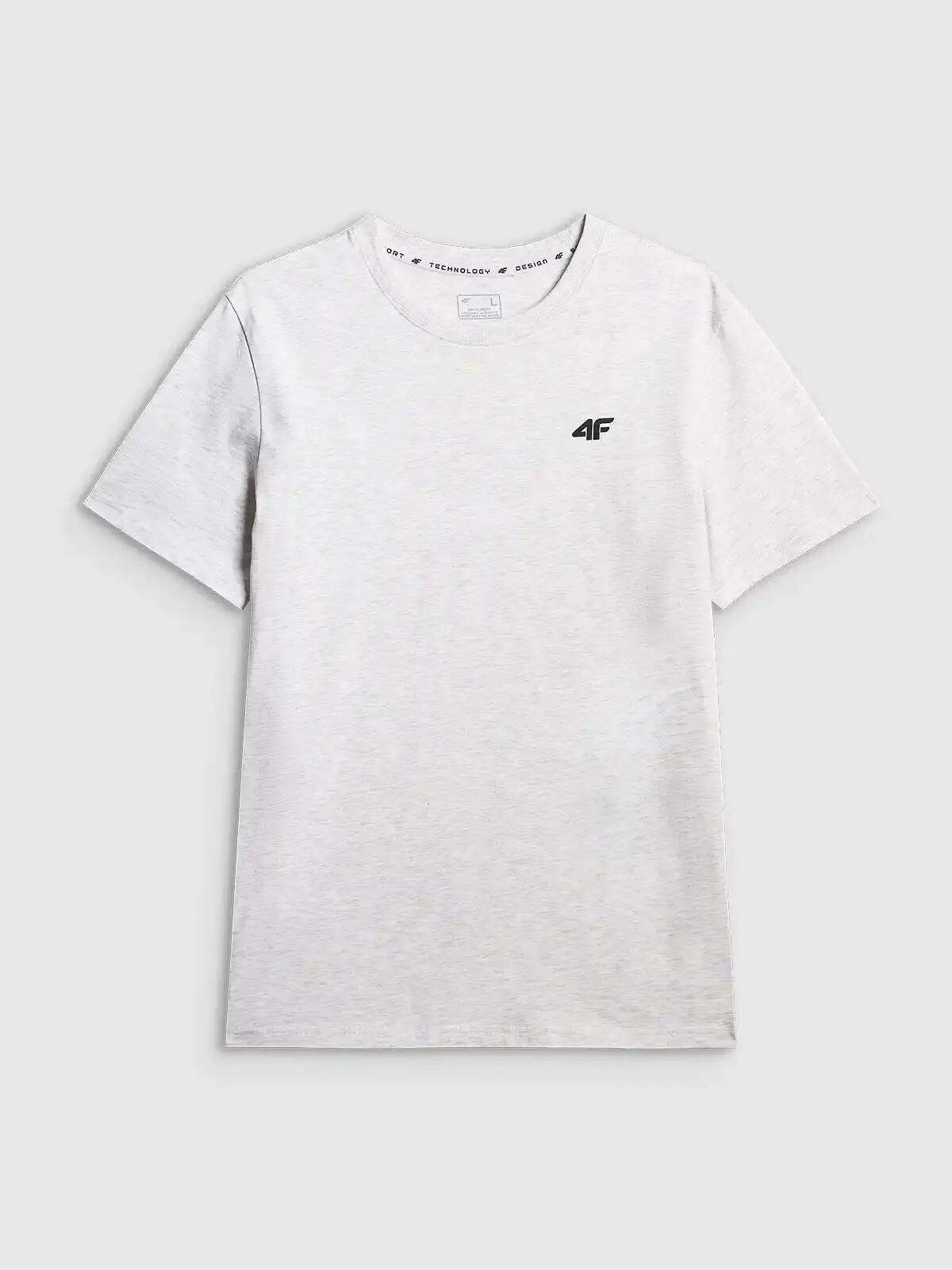 T-SHIRT MĘSKI 4F KOSZULKA BAWEŁNIANA SPORTOWA  TTSHM3341 SS26 5/7