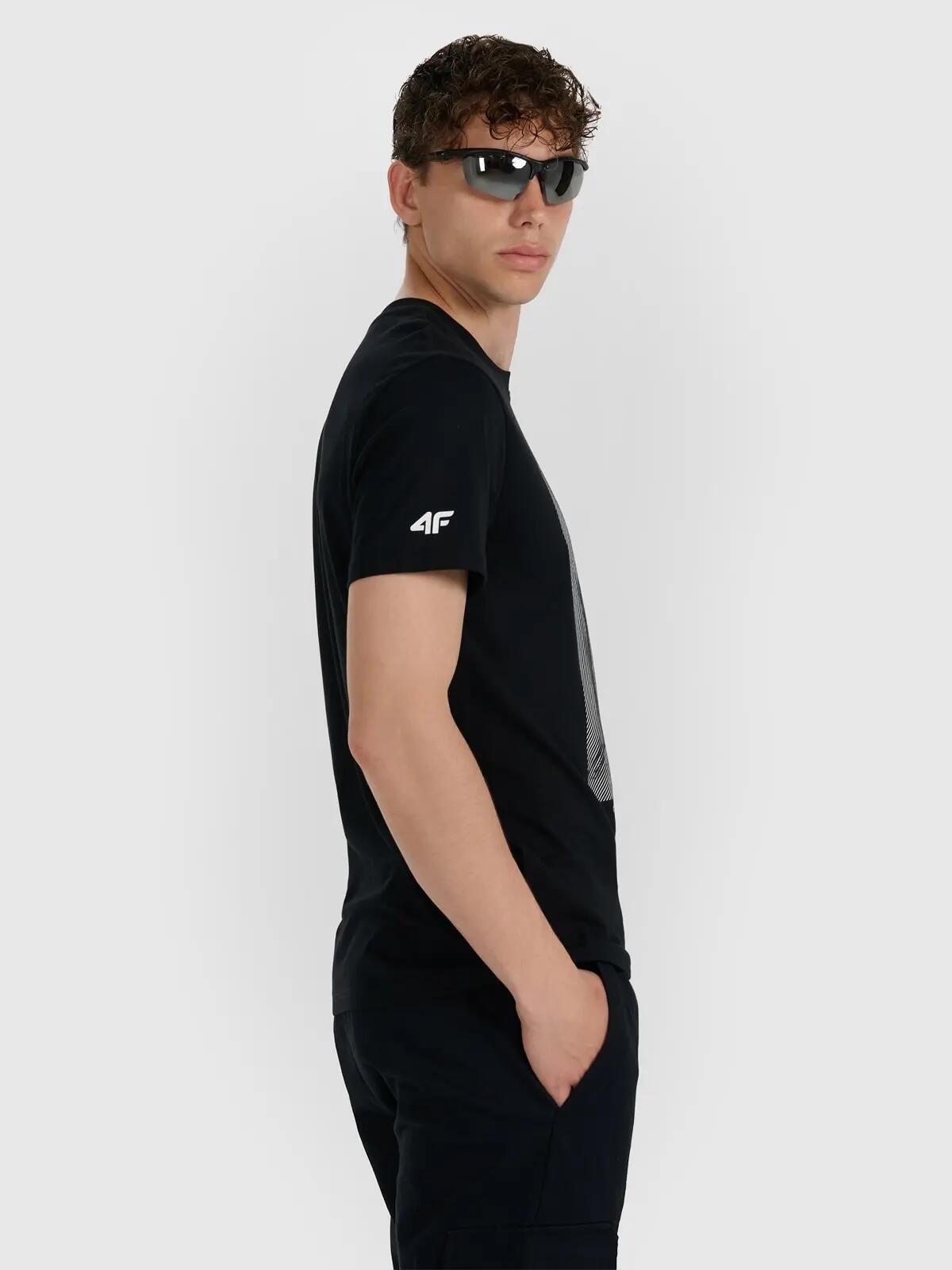 T-SHIRT MĘSKI 4F BAWEŁNIANY KOSZULKA SPORTOWA TTSHM3129 3/10