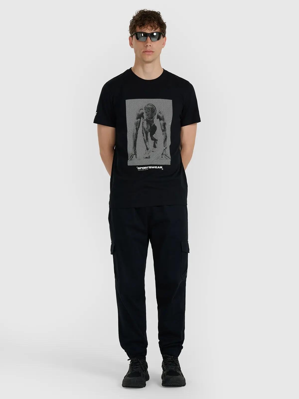 T-SHIRT MĘSKI 4F BAWEŁNIANY KOSZULKA SPORTOWA TTSHM3129 2/10