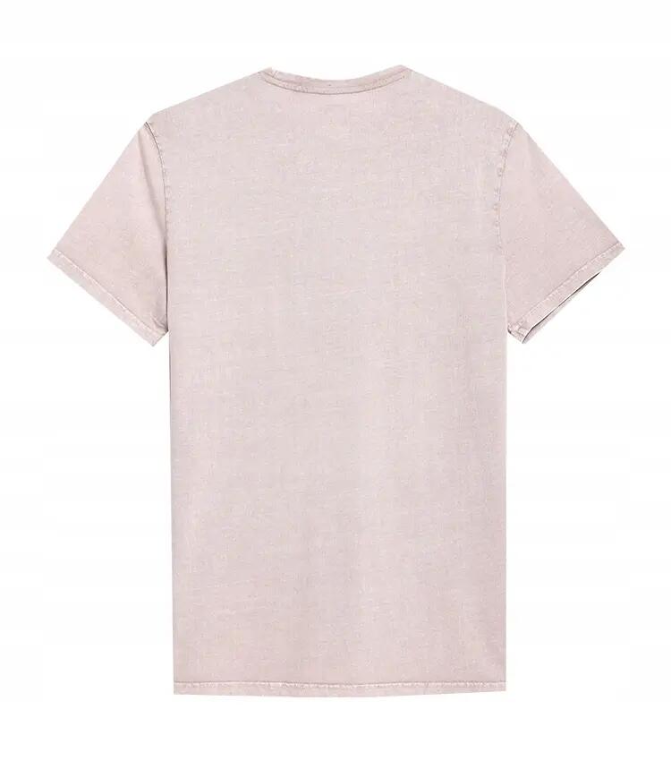 T-SHIRT MĘSKI 4F KOSZULKA SPORTOWA BAWEŁNIANA TTSHM296 3/8