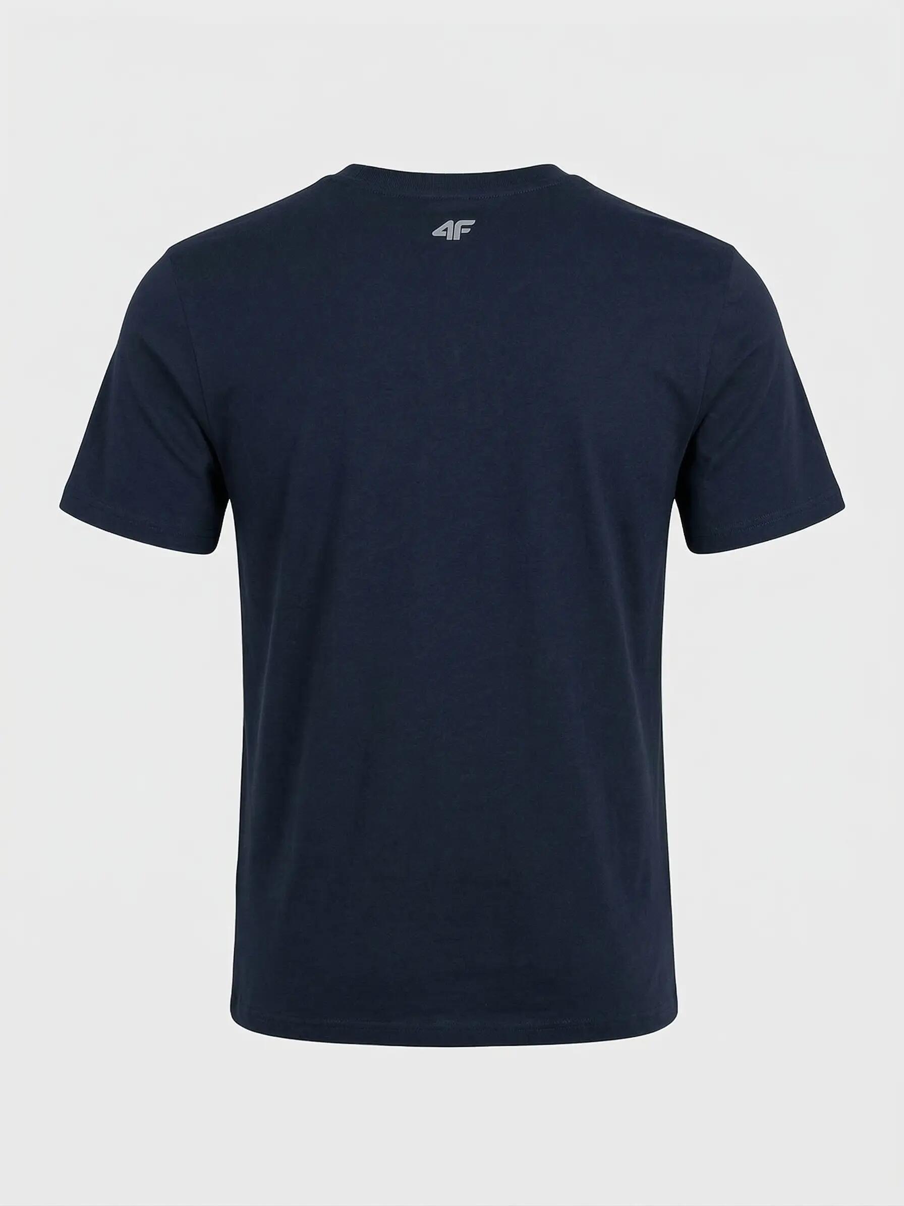 T-SHIRT MĘSKI 4F KOSZULKA BAWEŁNIANA KOLEKCJA LIMITOWANA  M3947 SS26 3/4
