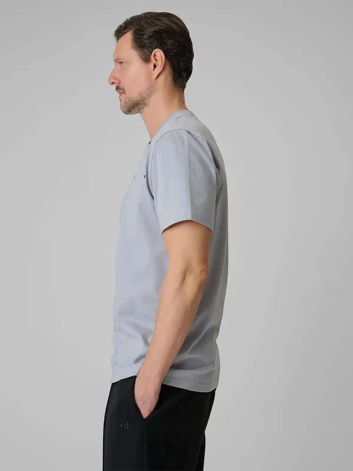 T-SHIRT MĘSKI 4F KOSZULKA BAWEŁNIANA SPORTOWA NA CO DZIEŃ  M2661 SS26 4/10