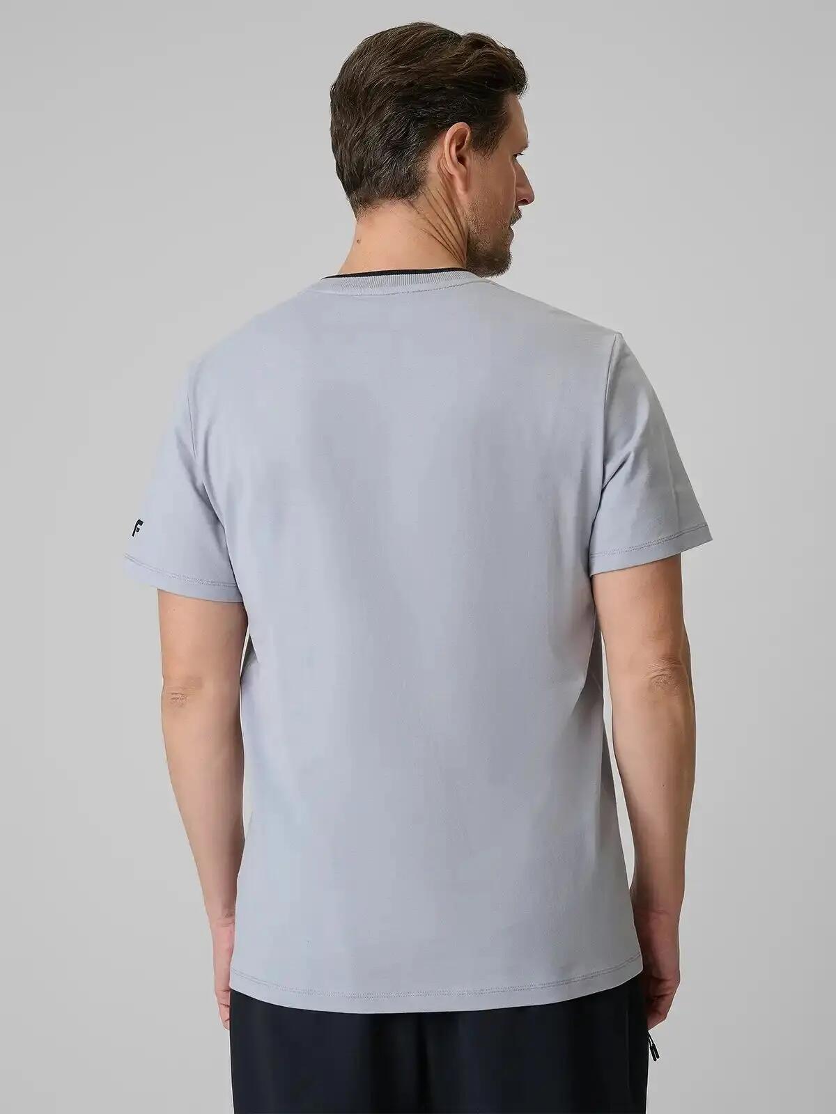 T-SHIRT MĘSKI 4F KOSZULKA BAWEŁNIANA SPORTOWA NA CO DZIEŃ  M2663 SS26 8/12