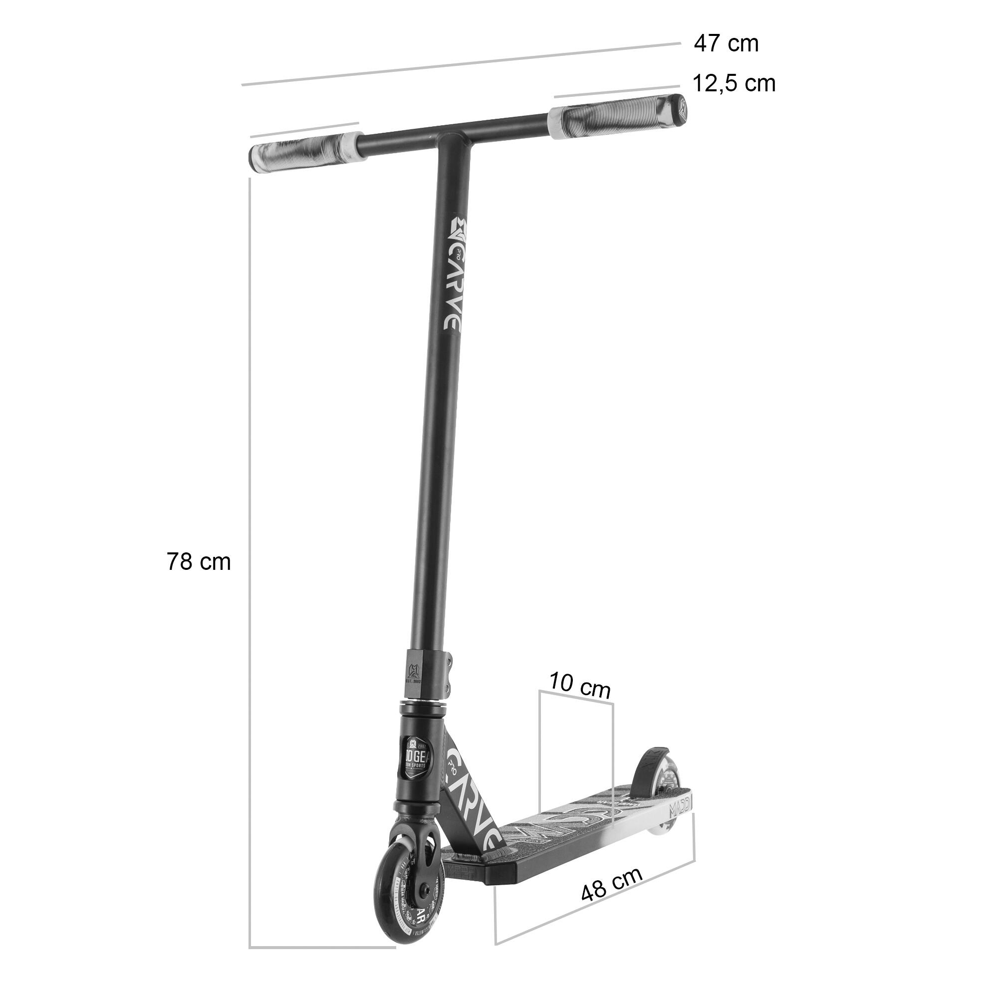 Trottinette Freestyle Stunt MGP Madd Gear Carve Pro X rouge - noir 5/5