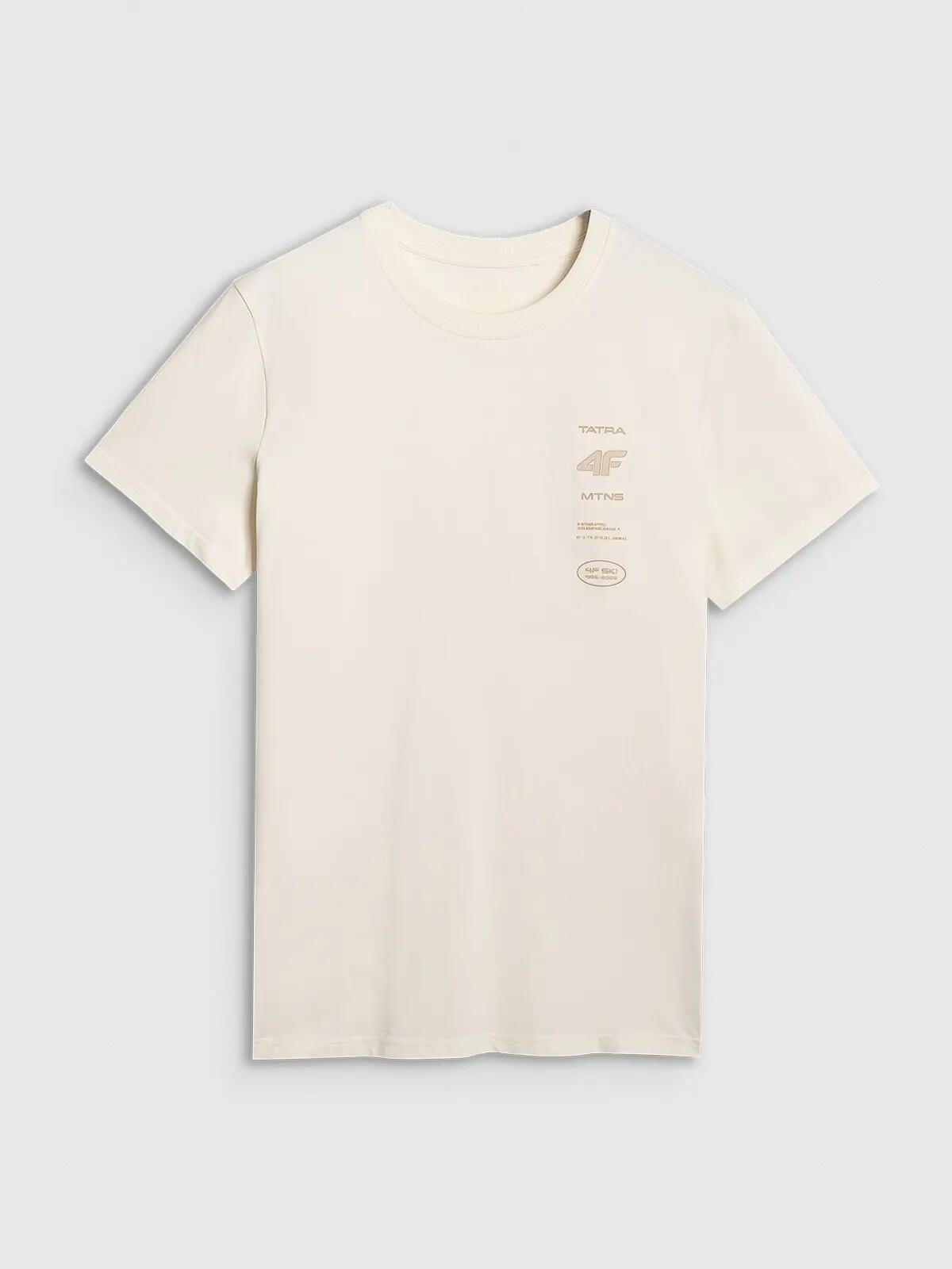 T-SHIRT MĘSKI 4F KOSZULKA APRES SKI BAWEŁNIANA TTSHM2402 6/9