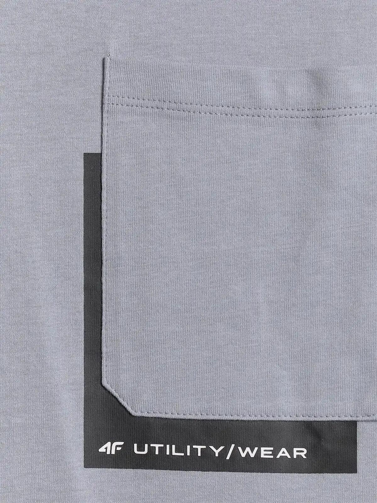 T-SHIRT MĘSKI 4F KOSZULKA BAWEŁNIANA SPORTOWA NA CO DZIEŃ  M2663 SS26 10/12