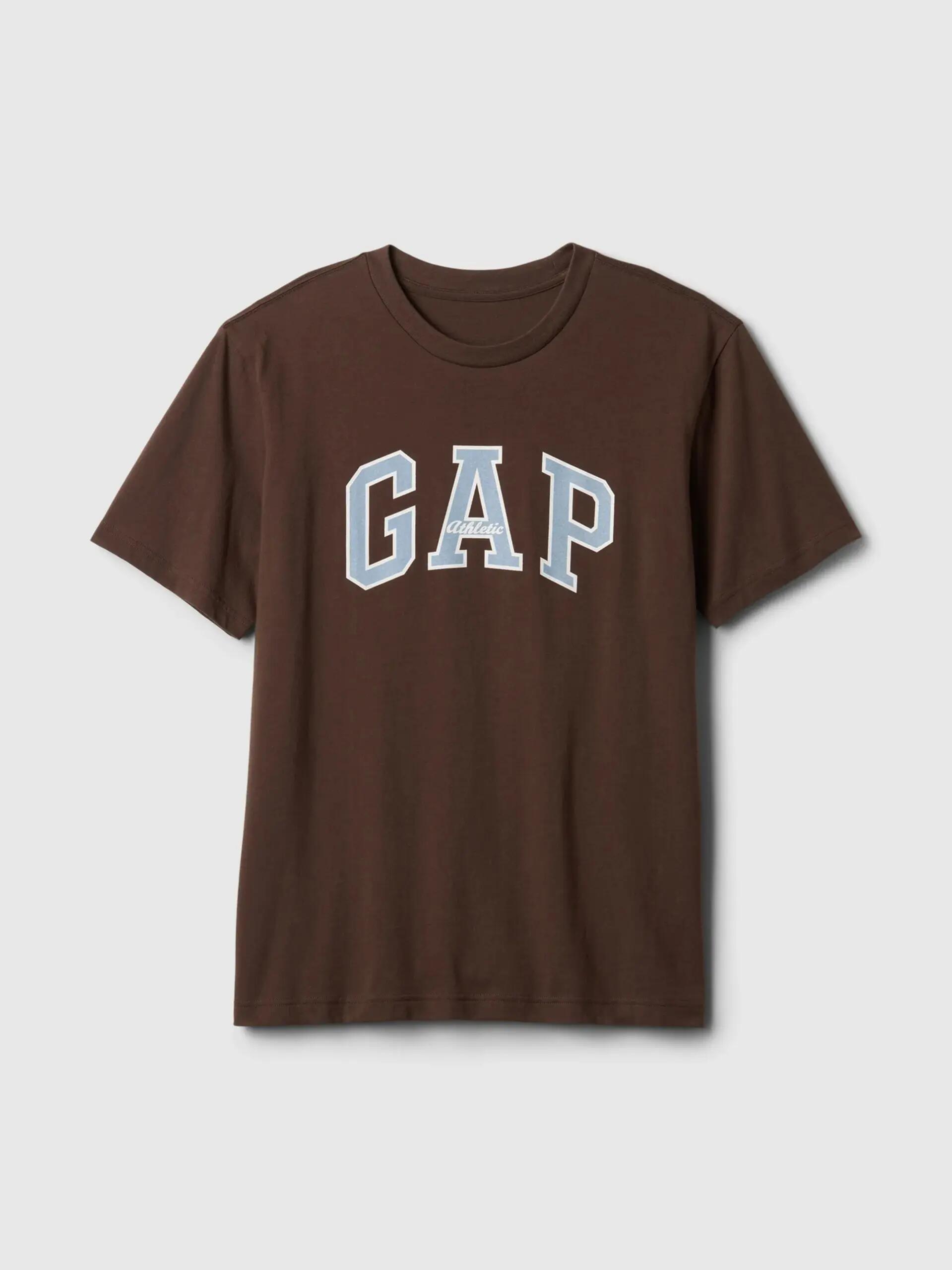 T-SHIRT MĘSKI KOSZULKA 1 BAWEŁNA GAP ATHLETIC BRĄZOWY 5/11