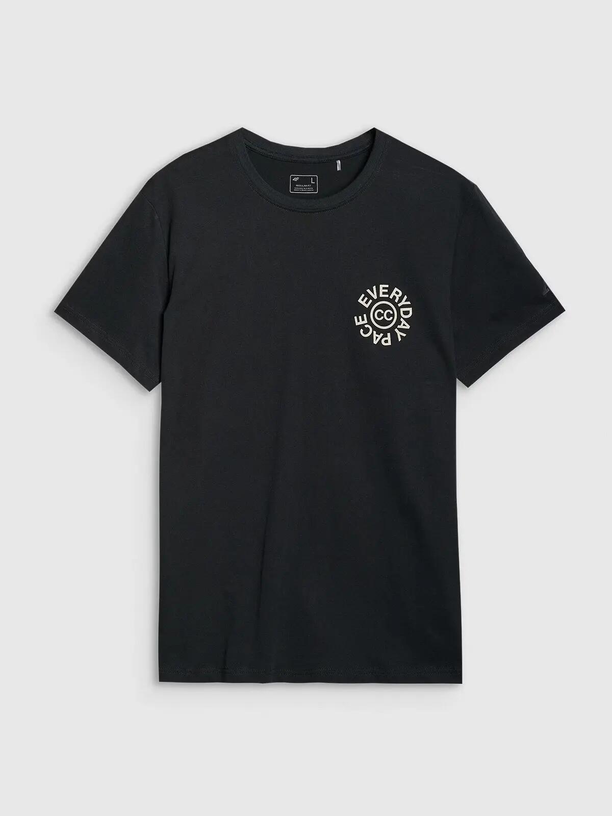 T-SHIRT MĘSKI 4F KOSZULKA BAWEŁNIANA SPORTOWA  TTSHM1980 8/9
