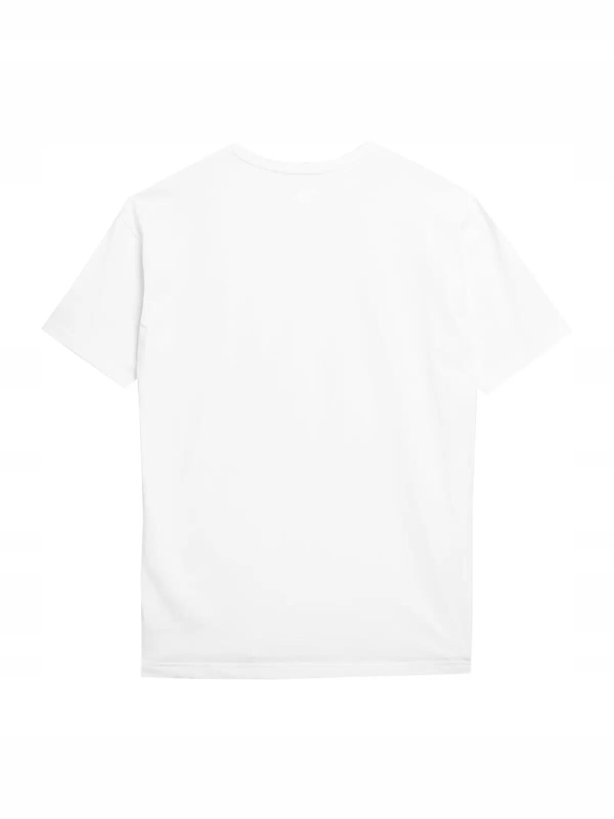 T-SHIRT MĘSKI 4F KOSZULKA SPORTOWA BAWEŁNIANA TTSHM298 4/8