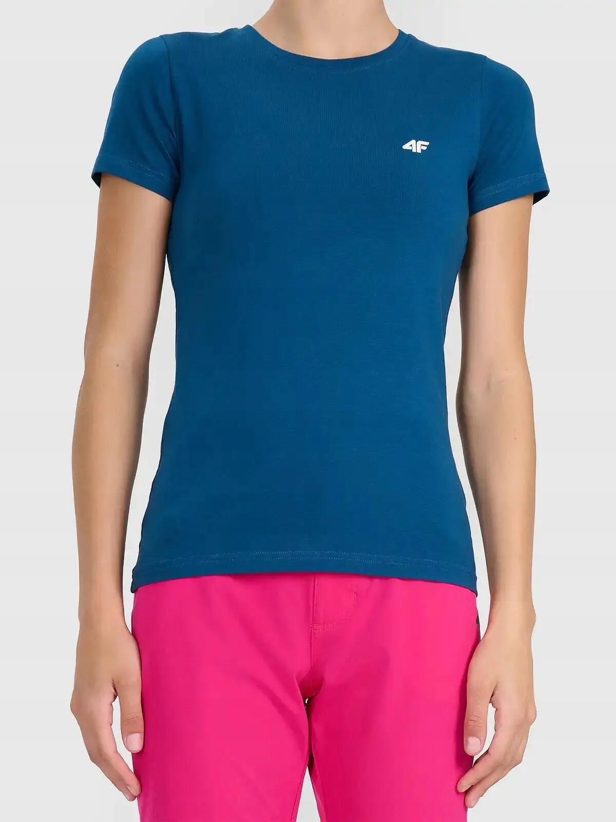 KOSZULKA DAMSKA 4F T-SHIRT SPORTOWY TRENINGOWY NA CO DZIEŃ  F2771 SS26 2/6