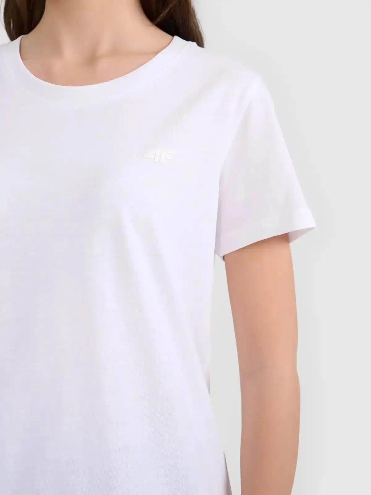 T-SHIRT DAMSKI 4F KOSZULKA SPORTOWA BAWEŁNIANA NA CO DZIEŃ  F3308 SS26 4/5