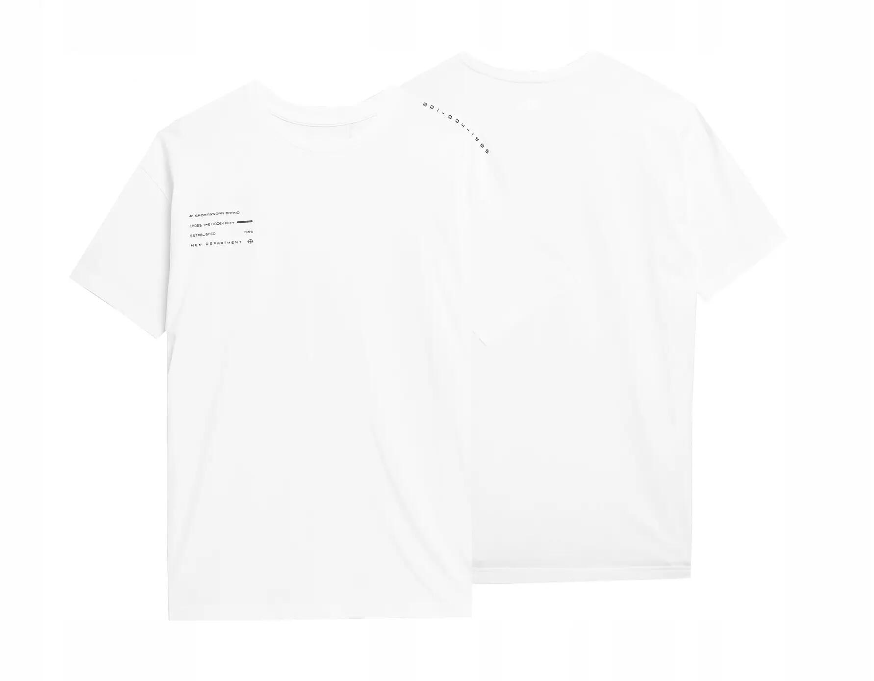 T-SHIRT MĘSKI 4F KOSZULKA SPORTOWA BAWEŁNIANA TTSHM298 2/8