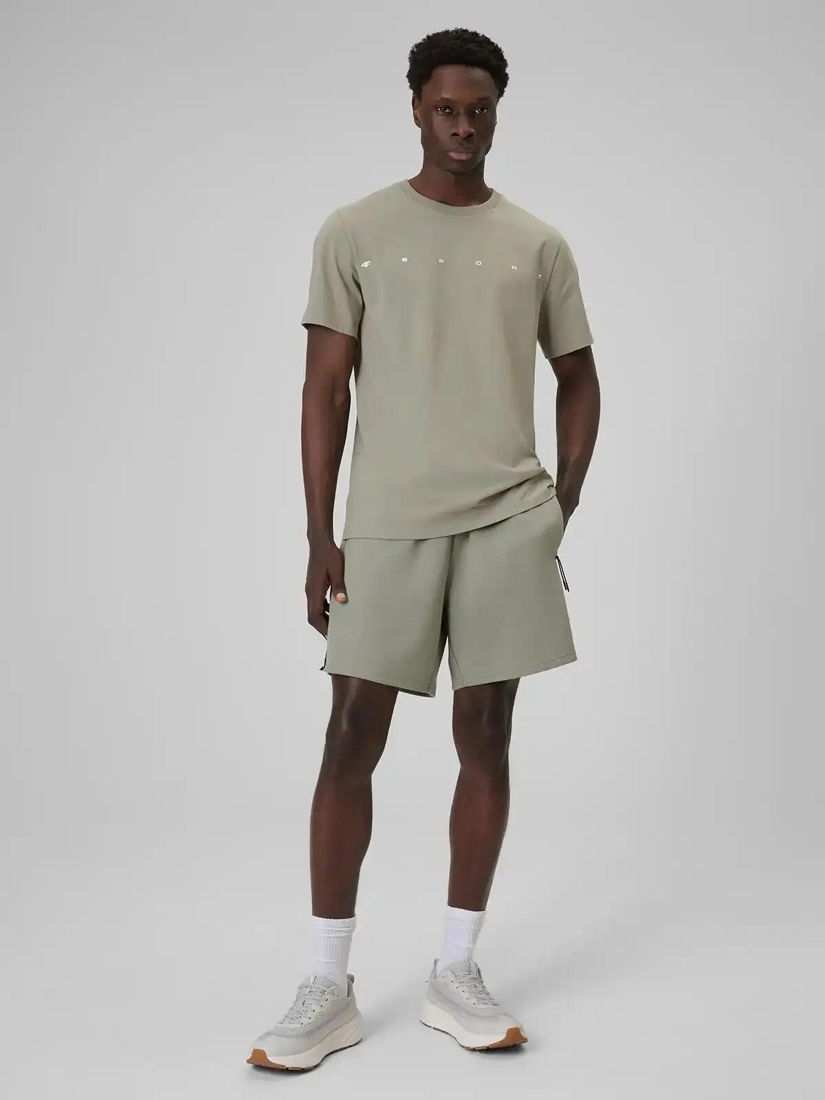 T-SHIRT MĘSKI 4F KOSZULKA BAWEŁNIANA SPORTOWA NA CO DZIEŃ  M2661 SS26 5/12