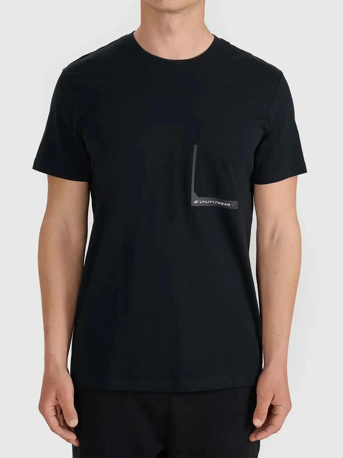 KOSZULKA MĘSKA 4F T-SHIRT BAWEŁNIANY SPORTOWY NA CO DZIEŃ  M2663 SS26 3/12