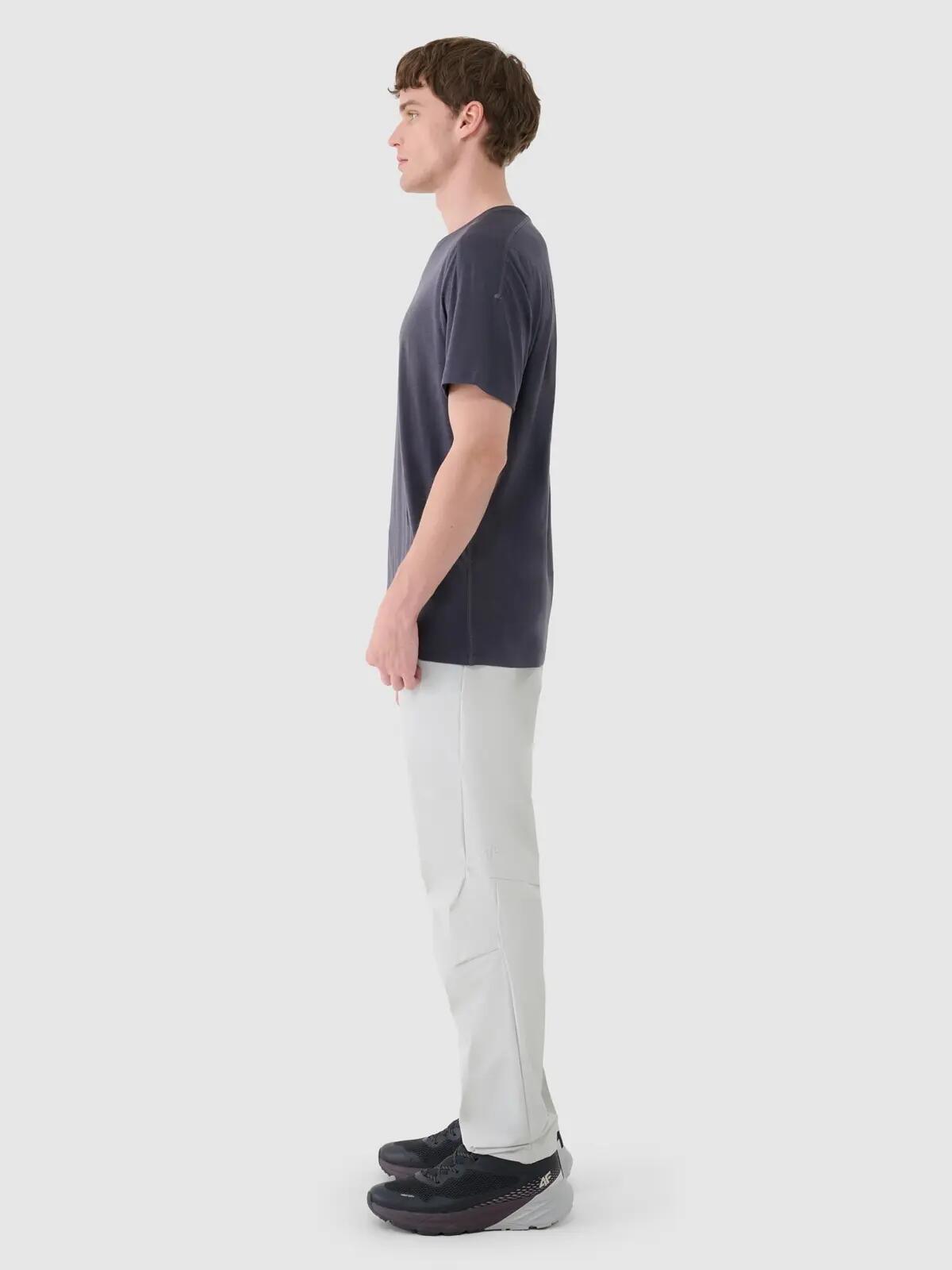 T-SHIRT MĘSKI 4F KOSZULKA TRENINGOWA Z WEŁNĄ MERINO  TFTSM1268 3/12