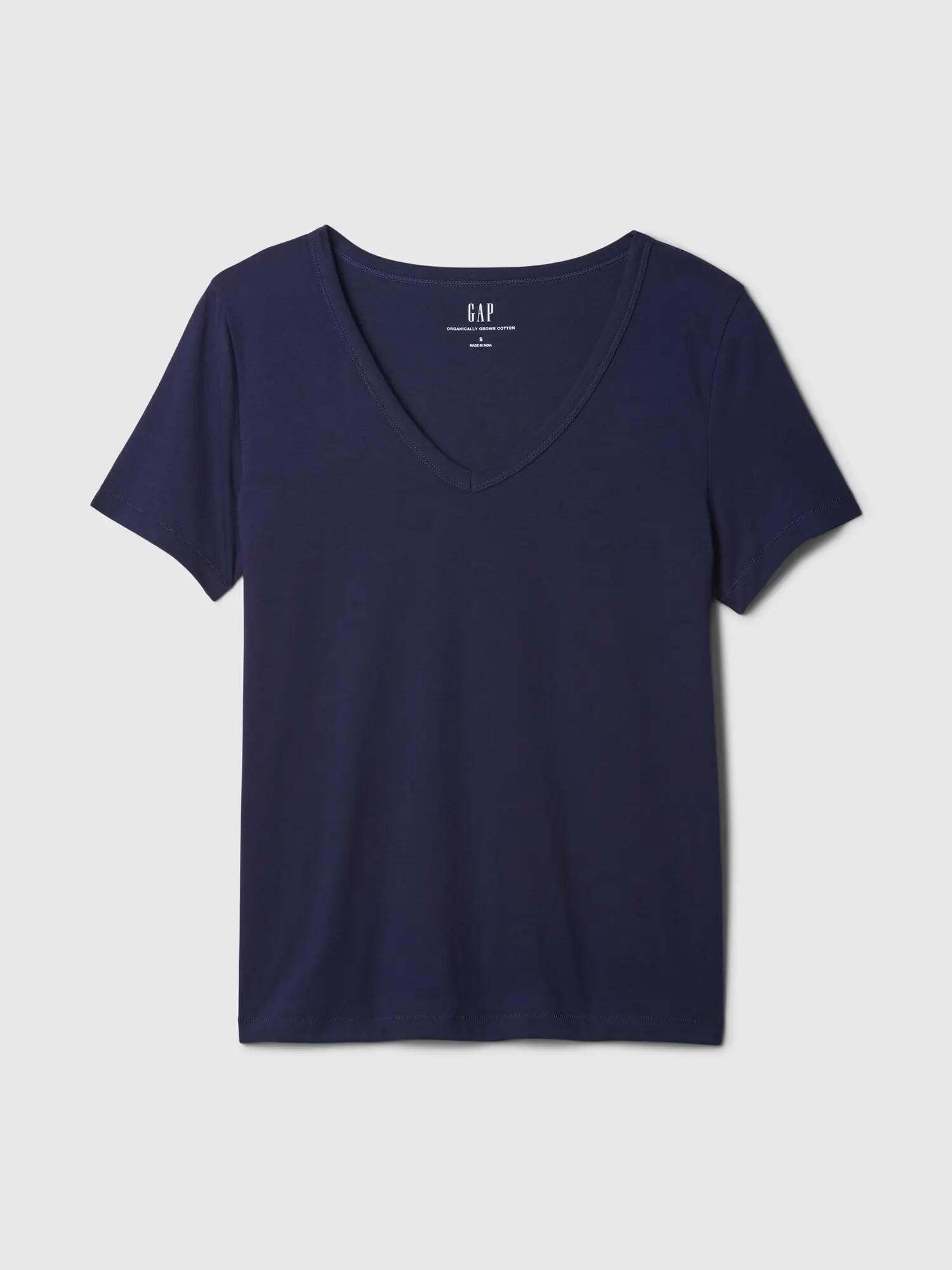 T-SHIRT DAMSKI KOSZULKA 1 BAWEŁNA GAP VINTAGE GRANATOWY 7/7