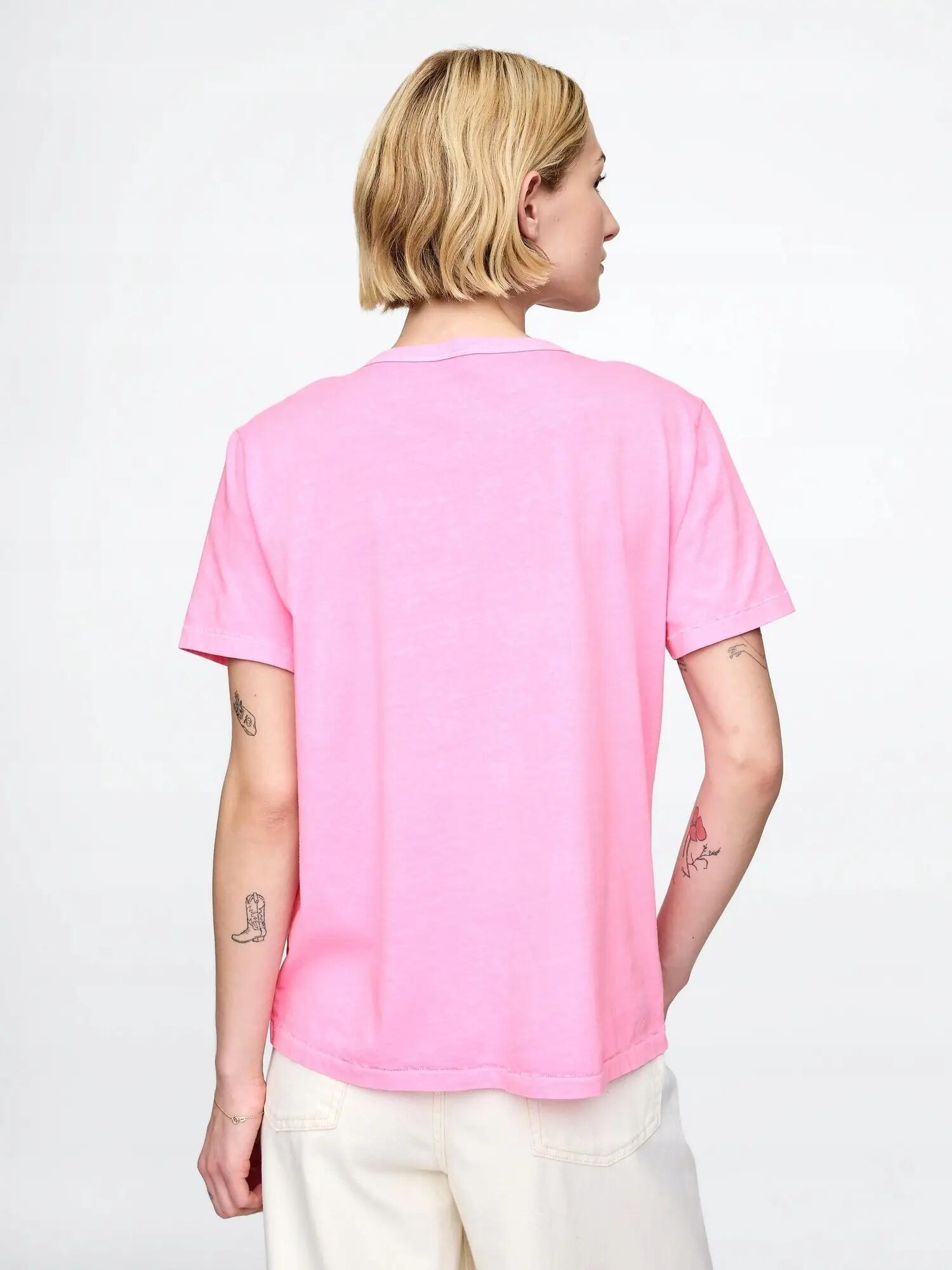 T-SHIRT DAMSKI KOSZULKA 1 BAWEŁNA GAP 4/6