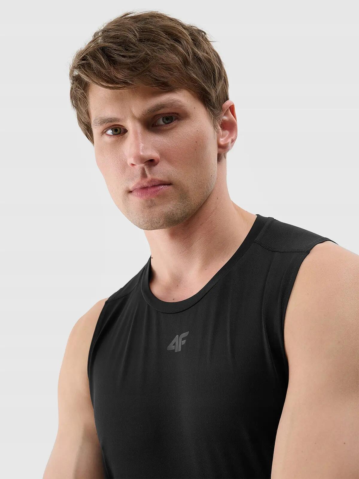 T-SHIRT MĘSKI 4F KOSZULKA TOP TANK SZYBKOSCHNĄCA  TFSLM461 5/6