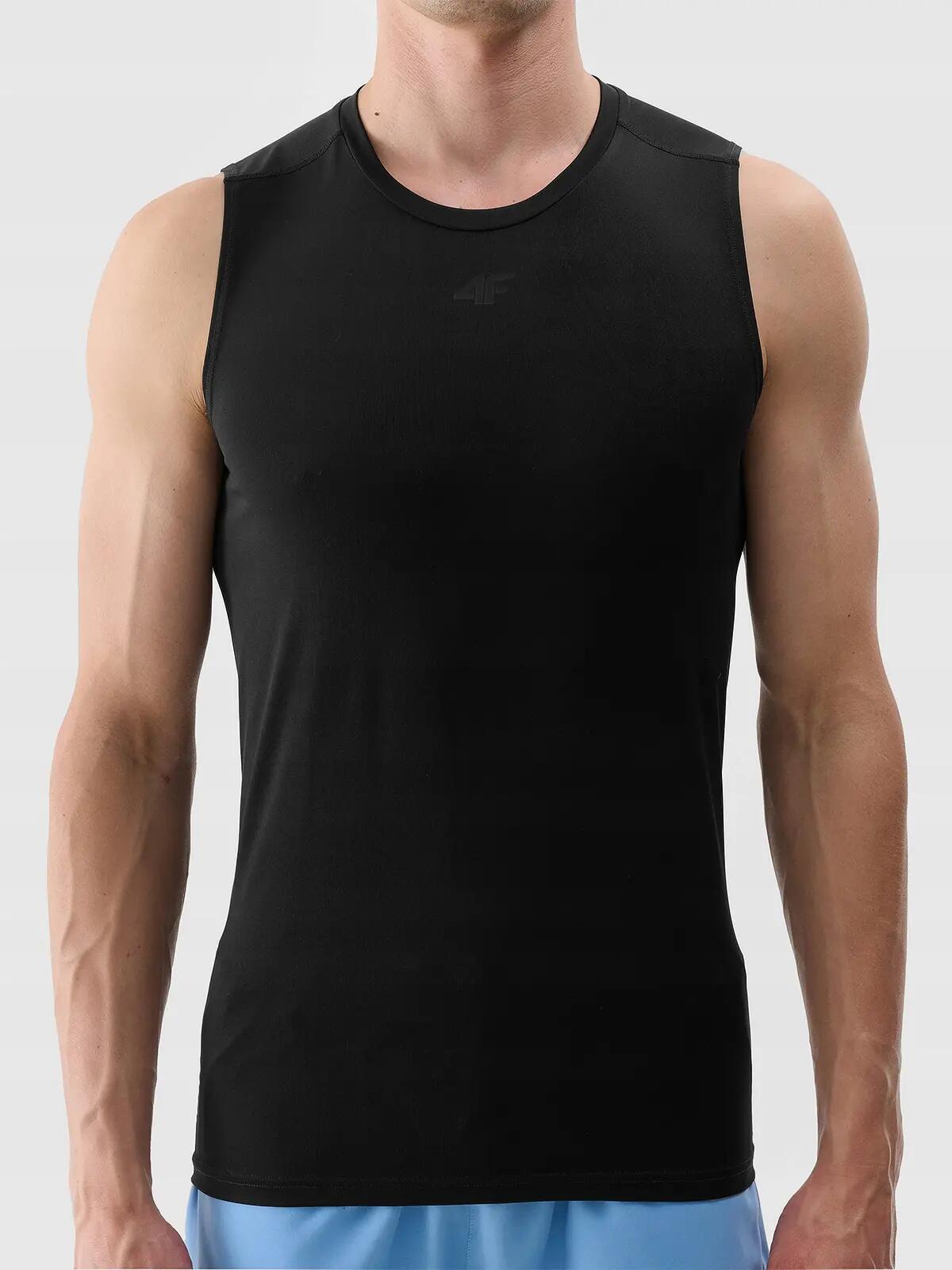 T-SHIRT MĘSKI 4F KOSZULKA TOP TANK SZYBKOSCHNĄCA  TFSLM461 2/6