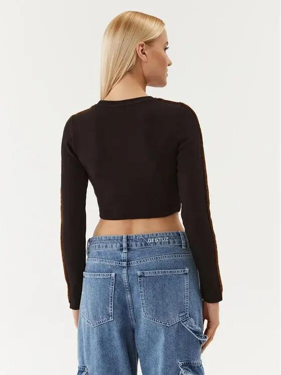 KOSZULKA DAMSKA Z DŁUGIM RĘKAWEM BLUZKA CROP TOP LONG ELLESSE 3/6