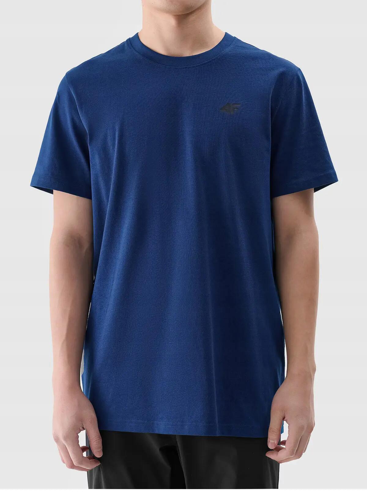 T-SHIRT MĘSKI 4F KOSZULKA BAWEŁNIANA SPORTOWA  TTSHM2256 4/7