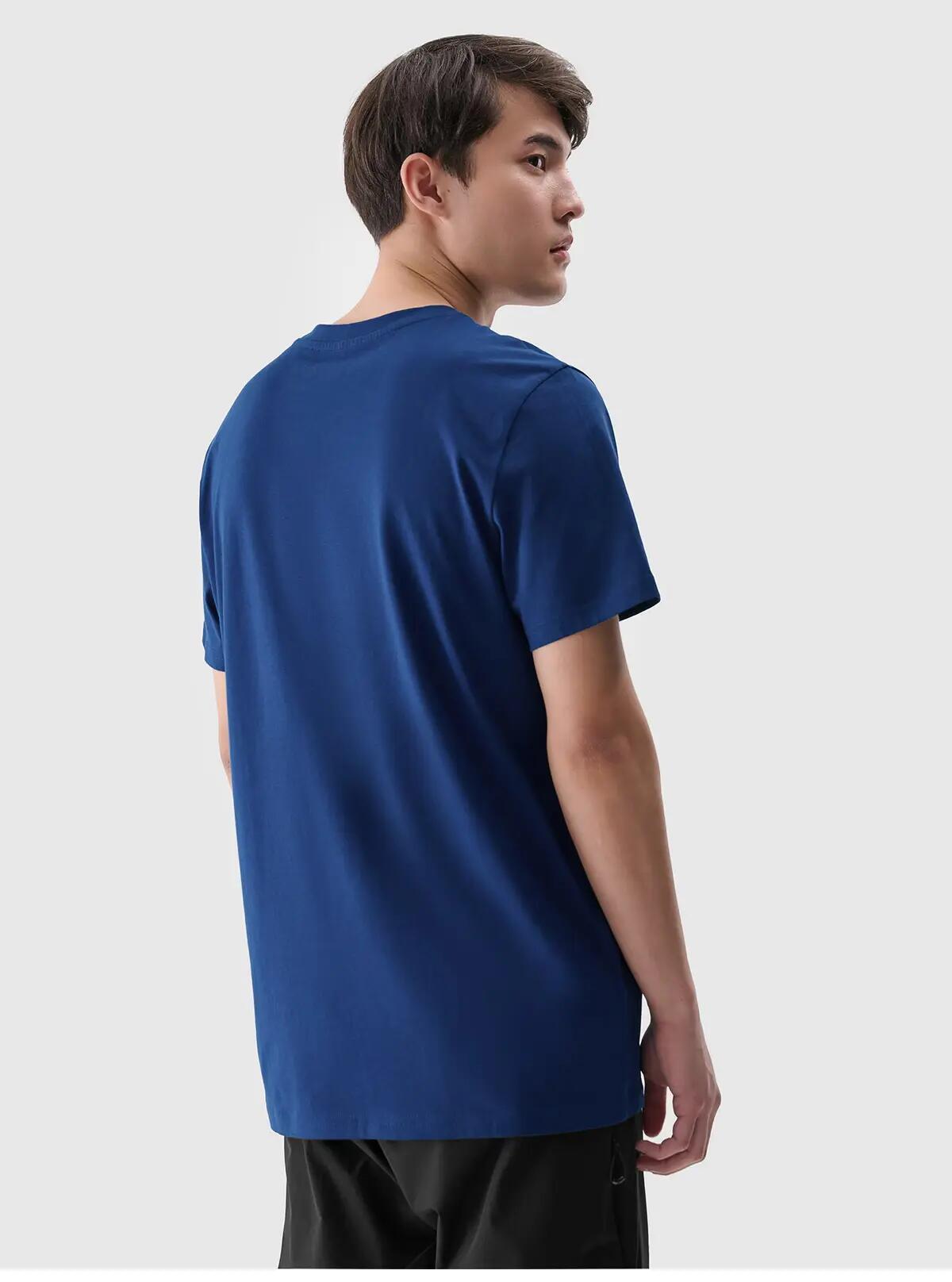 T-SHIRT MĘSKI 4F KOSZULKA BAWEŁNIANA SPORTOWA  TTSHM2256 2/7