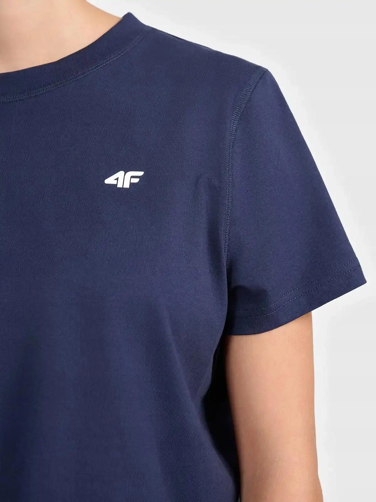 T-SHIRT DAMSKI 4F KOSZULKA SPORTOWA BAWEŁNIANA NA CO DZIEŃ  F3310 SS26 4/5