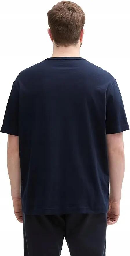 T-SHIRT KOSZULKA MĘSKA PLUS SIZE TOM TAILOR GRANATOWA 3/9