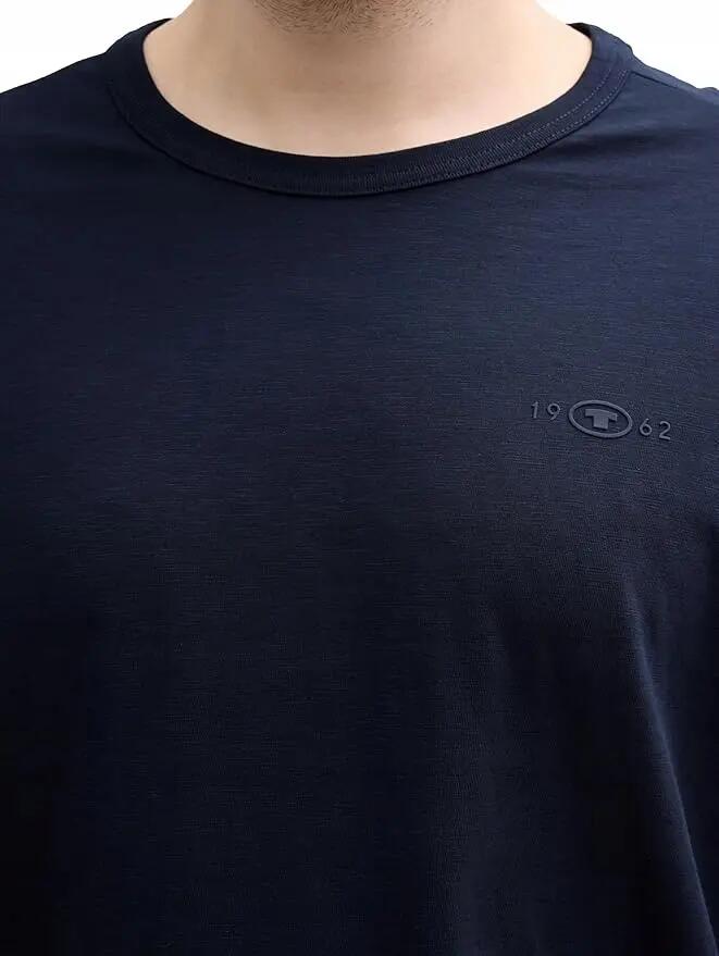 T-SHIRT KOSZULKA MĘSKA PLUS SIZE TOM TAILOR GRANATOWA 2/9