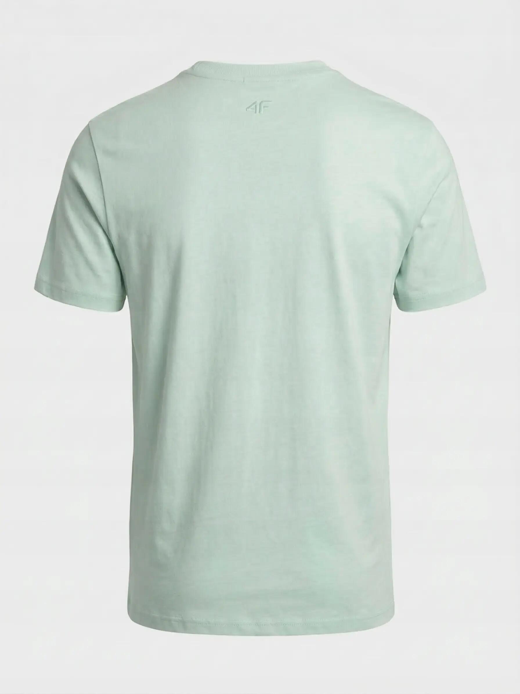4F KOSZULKA MĘSKA T-SHIRT 1 BAWEŁNA KOLEKCJA LIMITOWANA L M3947 SS26 3/4