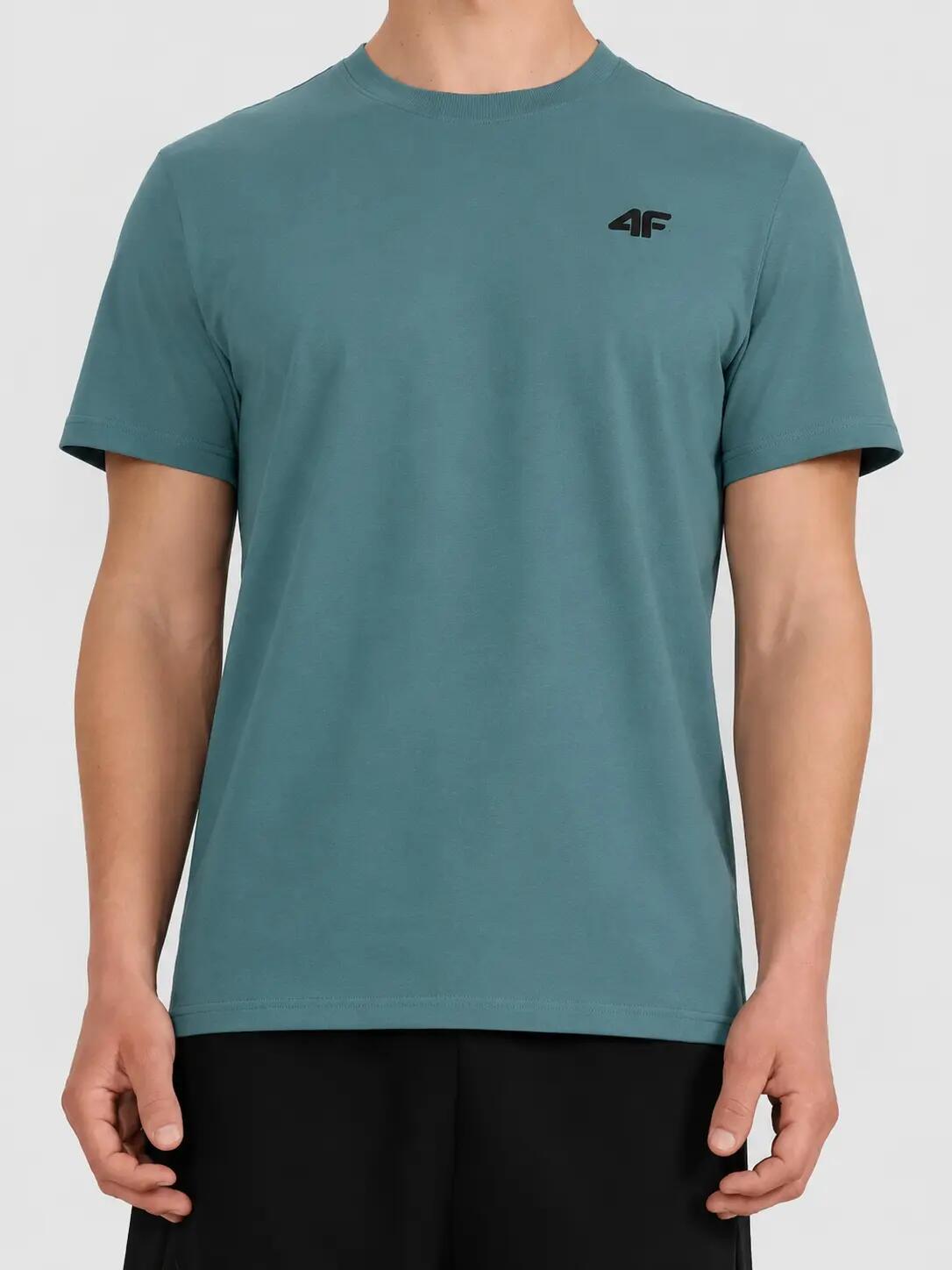 KOSZULKA MĘSKA 4F T-SHIRT BAWEŁNIANY SPORTOWY NA CO DZIEŃ  M2669 SS26 2/6