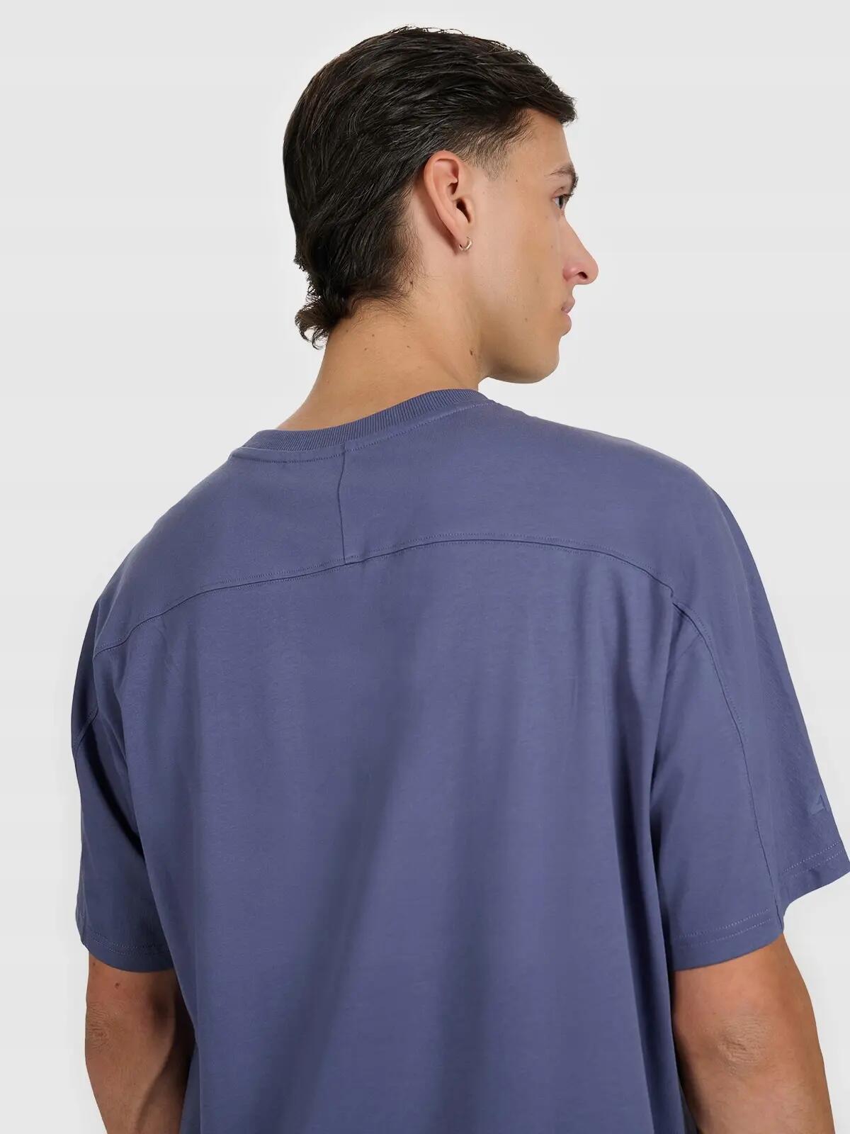 T-SHIRT MĘSKI 4F KOSZULKA BAWEŁNIANA S TTSHM2401 5/10