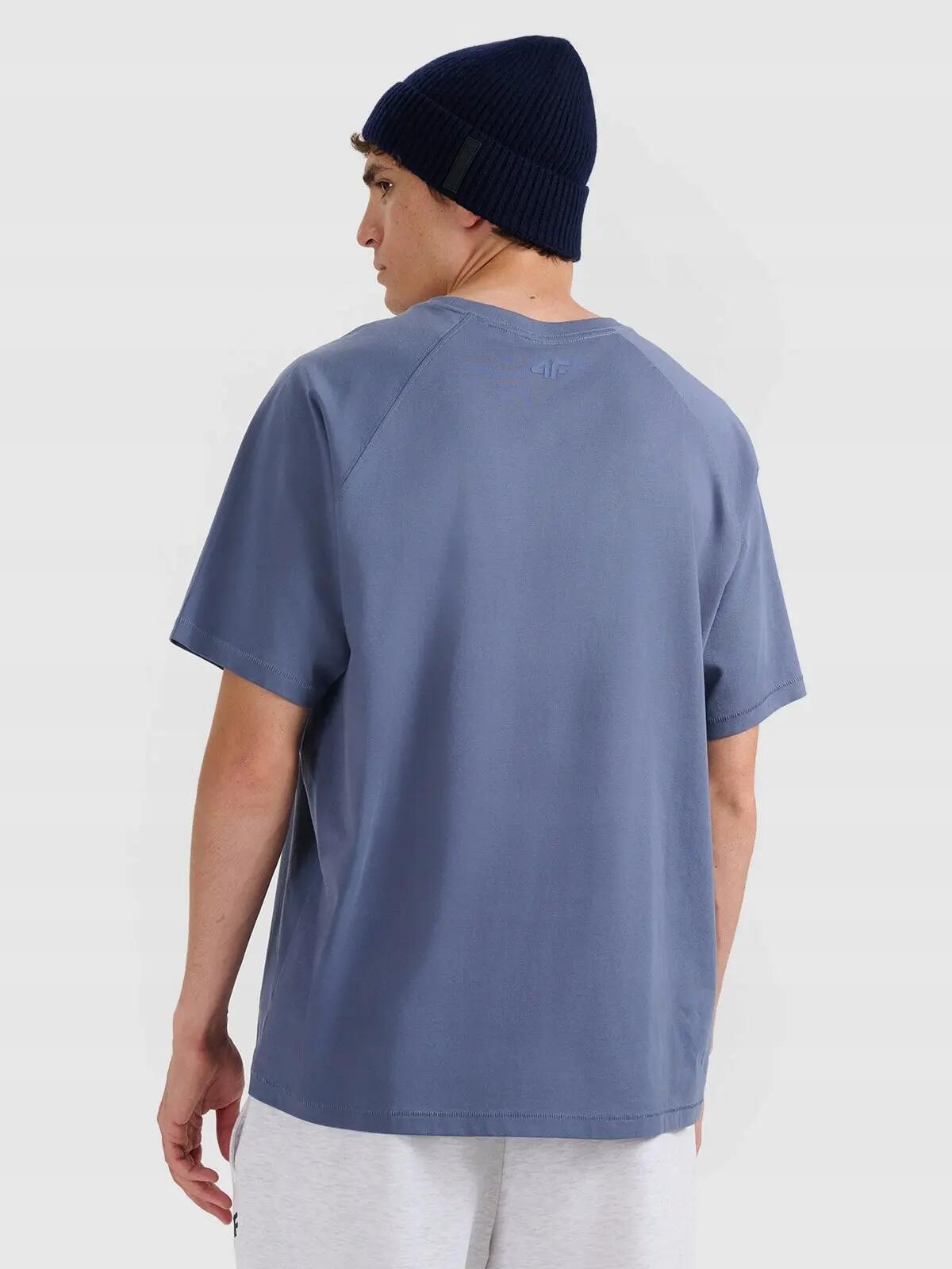 T-SHIRT MĘSKI 4F KOSZULKA BAWEŁNIANA  TTSHM2360 7/11