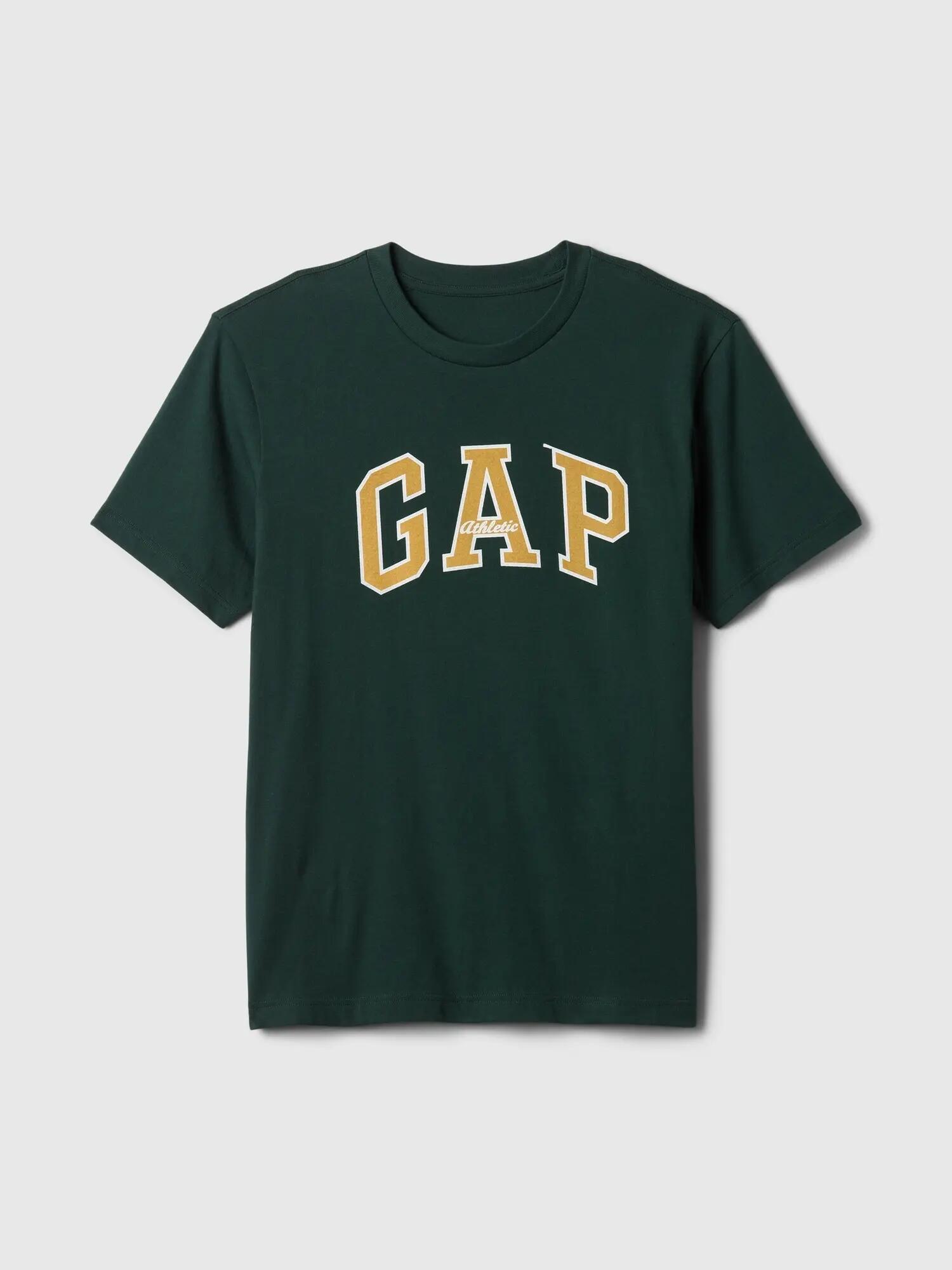 T-SHIRT MĘSKI KOSZULKA 1 BAWEŁNA GAP ATHLETIC ZIELONY 3/7