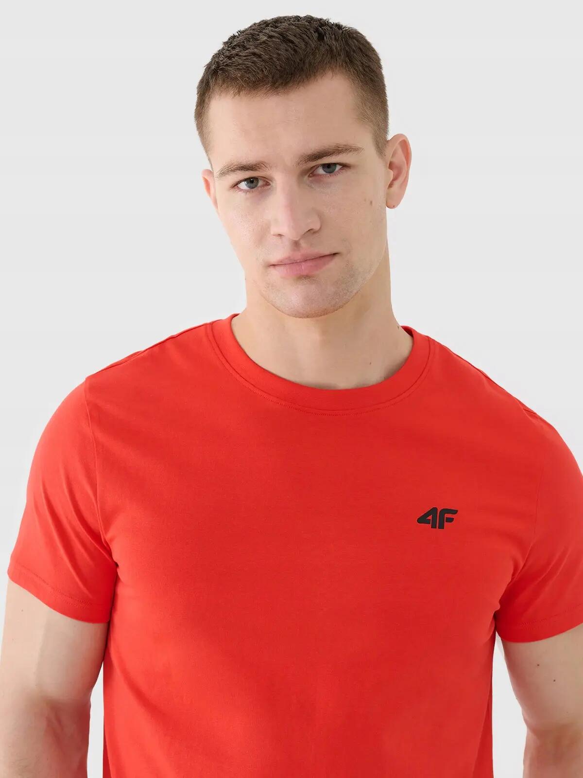 T-SHIRT MĘSKI 4F KOSZULKA BAWEŁNIANA SPORTOWA  TTSHM2256 3/7