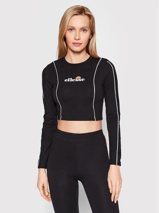 KOSZULKA DAMSKA Z DŁUGIM RĘKAWEM BLUZKA CROP ELLESSE 3/6