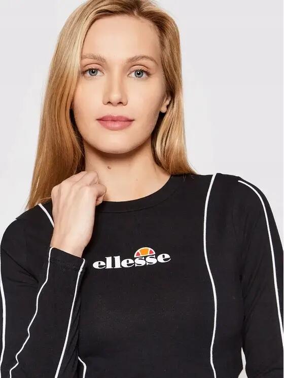 KOSZULKA DAMSKA Z DŁUGIM RĘKAWEM BLUZKA CROP ELLESSE 2/6