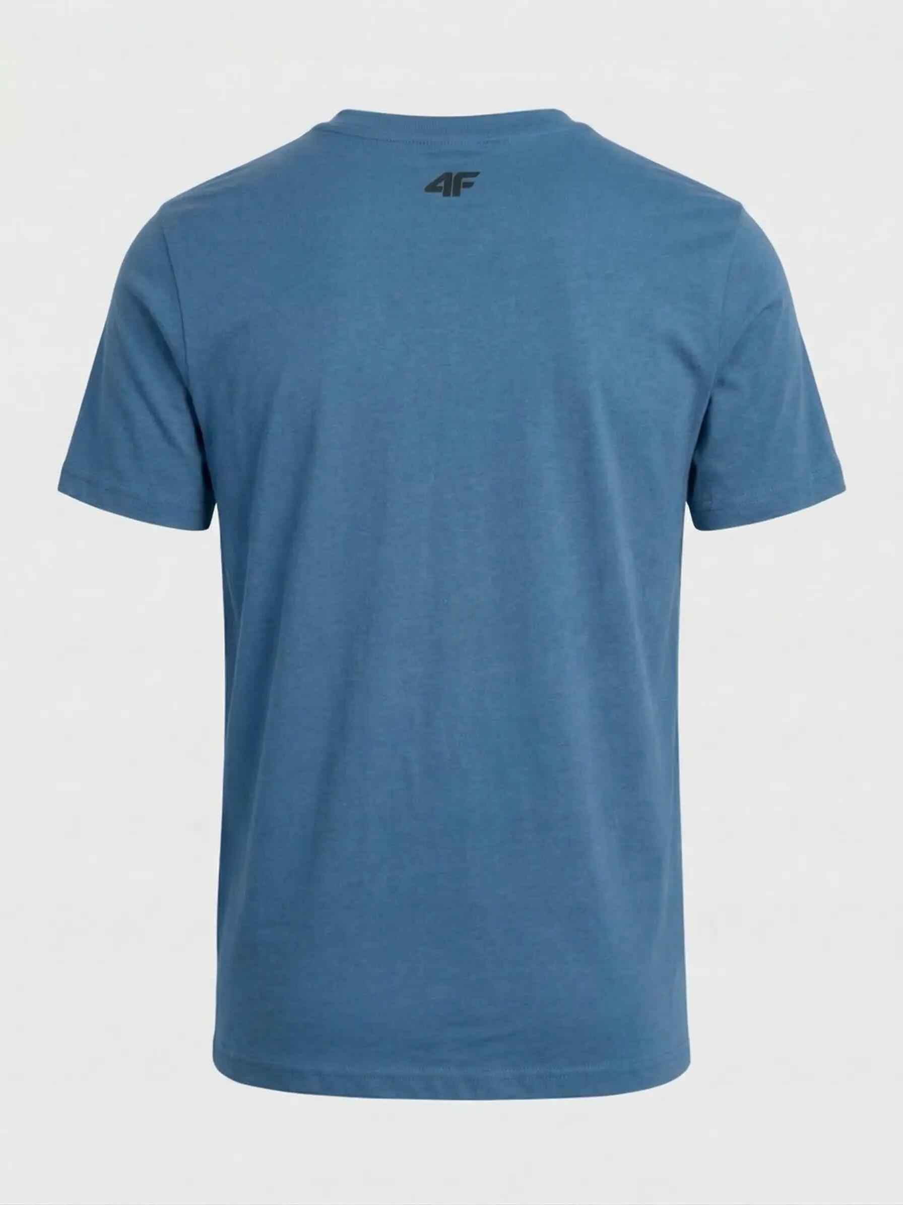 T-SHIRT MĘSKI 4F KOSZULKA BAWEŁNIANA LIMITED EDITION  M3947 SS26 3/4