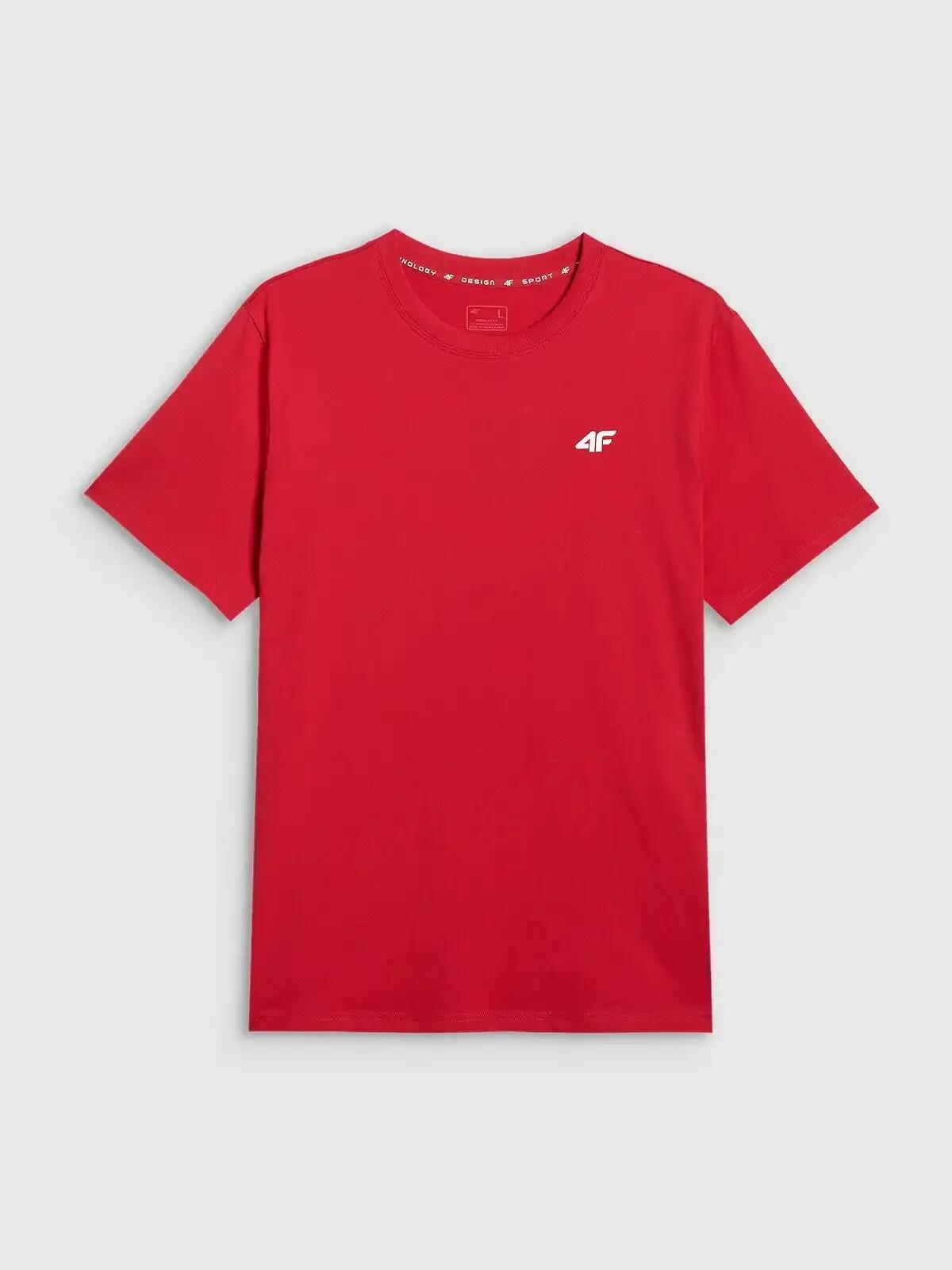 T-SHIRT MĘSKI 4F KOSZULKA BAWEŁNIANA SPORTOWA  TTSHM3341 SS26 5/7