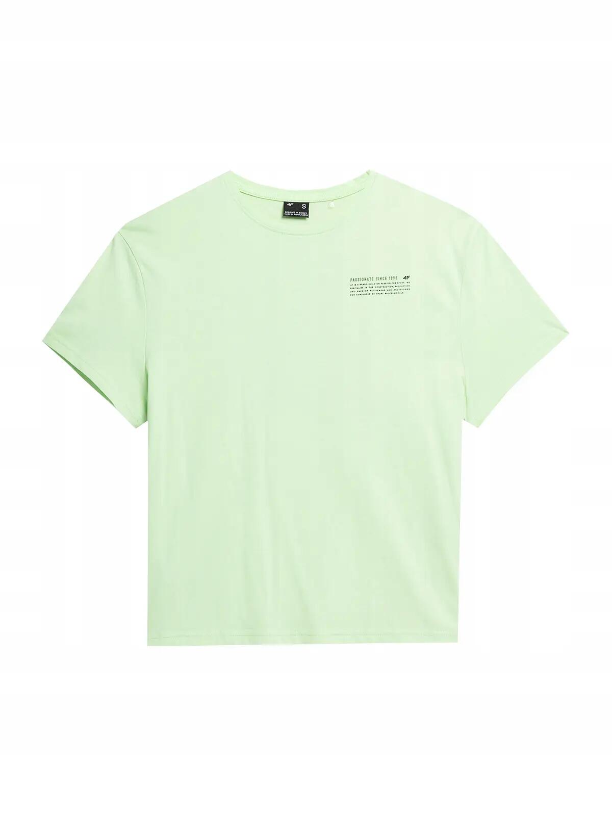 T-SHIRT DAMSKI 4F KOSZULKA SPORTOWA BAWEŁNIANA TTSHF344 7/12