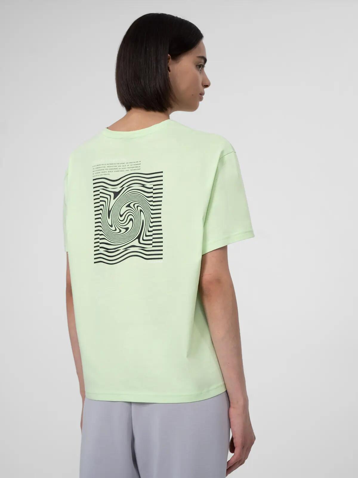 T-SHIRT DAMSKI 4F KOSZULKA SPORTOWA BAWEŁNIANA TTSHF344 4/12
