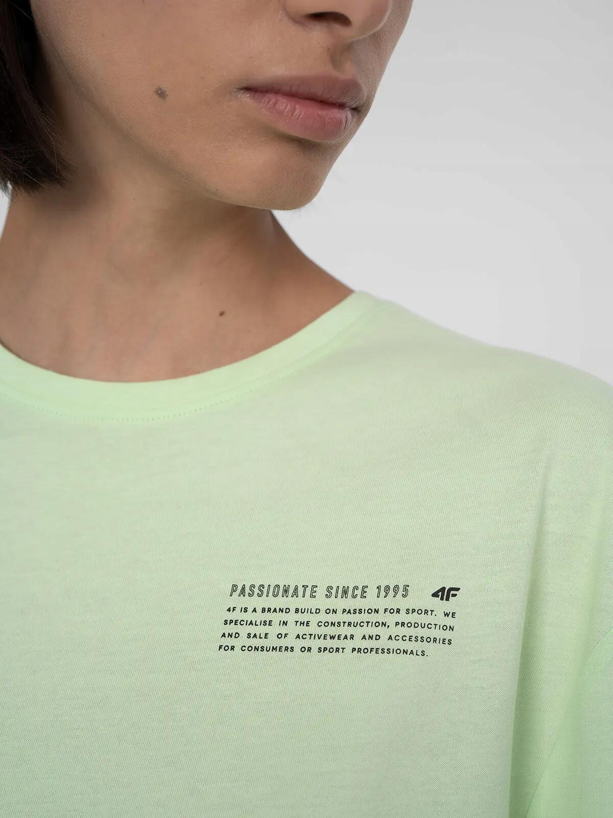 T-SHIRT DAMSKI 4F KOSZULKA SPORTOWA BAWEŁNIANA TTSHF344 3/12
