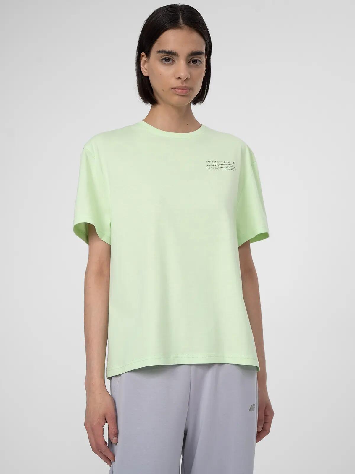 T-SHIRT DAMSKI 4F KOSZULKA SPORTOWA BAWEŁNIANA TTSHF344 2/12