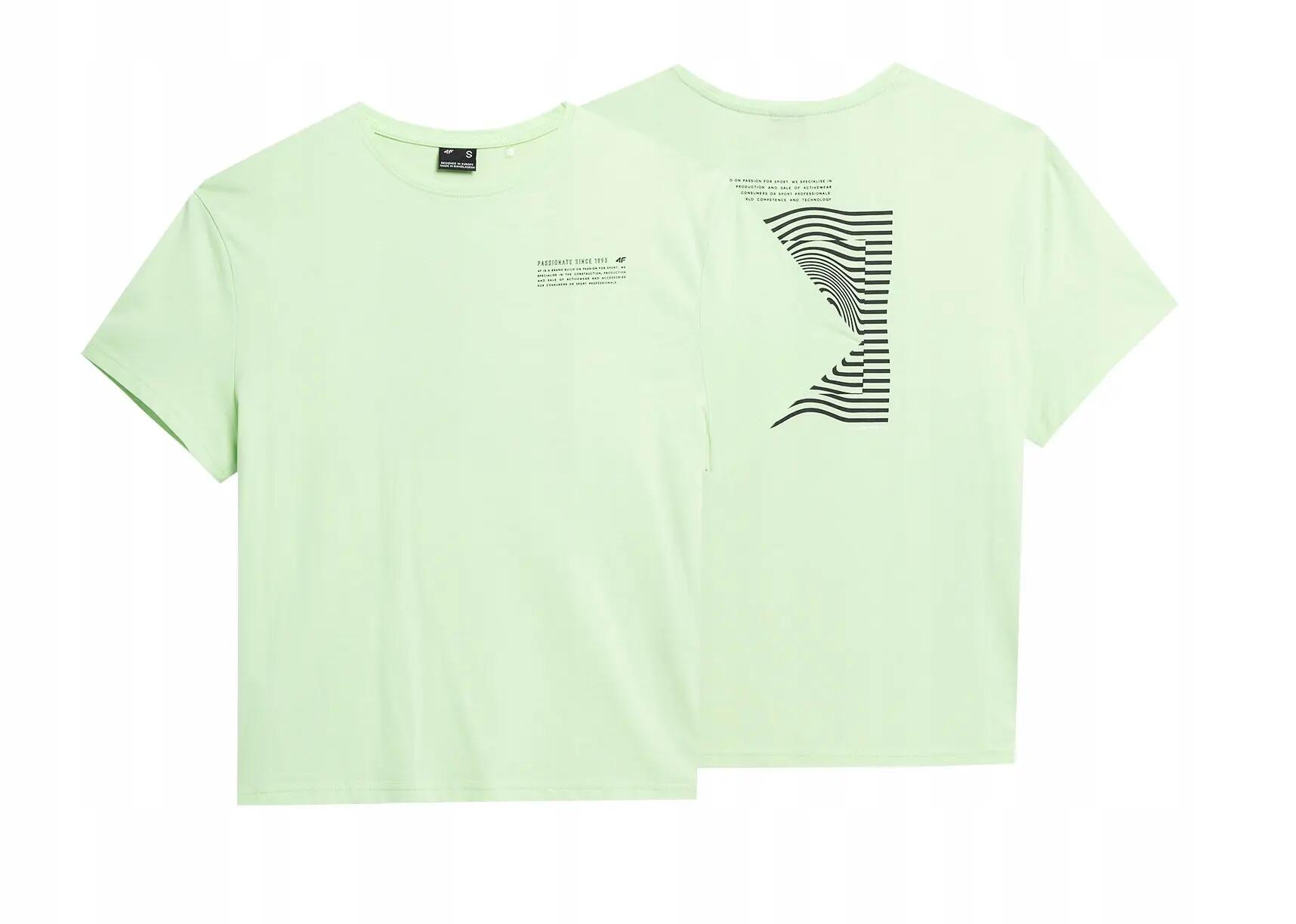 T-SHIRT DAMSKI 4F KOSZULKA SPORTOWA BAWEŁNIANA TTSHF344 11/12