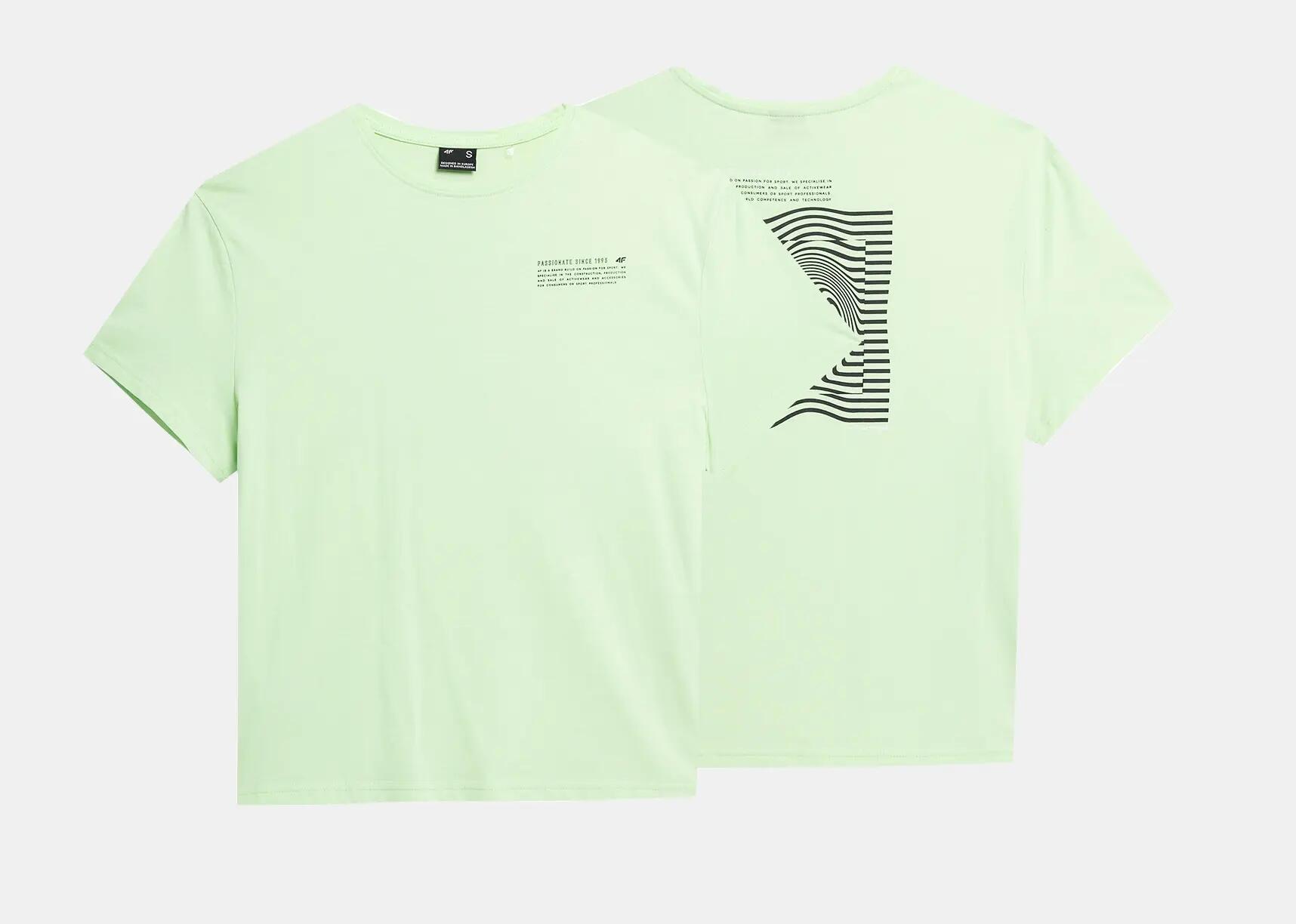 T-SHIRT DAMSKI 4F KOSZULKA SPORTOWA BAWEŁNIANA TTSHF344 10/12