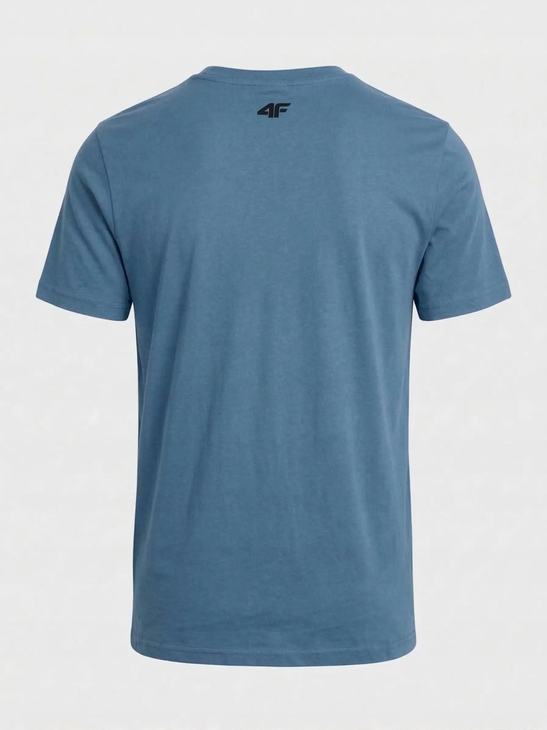 T-SHIRT MĘSKI 4F KOSZULKA BAWEŁNIA NA CO DZIEŃ LIMITOWANA  M3948 SS26 3/4
