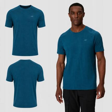 KOSZULKA TREKKINGOWA 4F T-SHIRT MĘSKI WEŁNIANY SZYBKOSCHNĄCY M1798 SS26