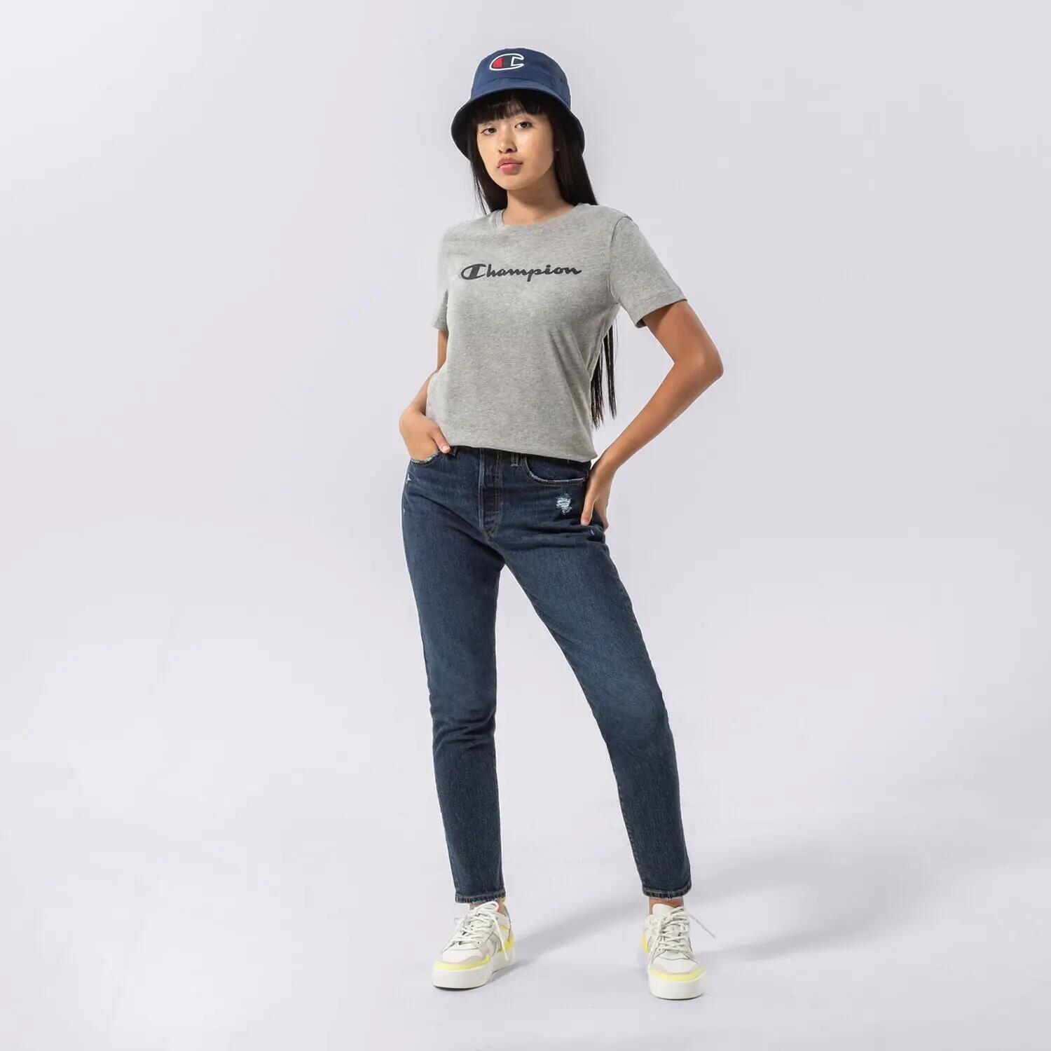 T-SHIRT DAMSKI KOSZULKA SPORTOWA CHAMPION-T-SHIRT CREWNECK 4/6
