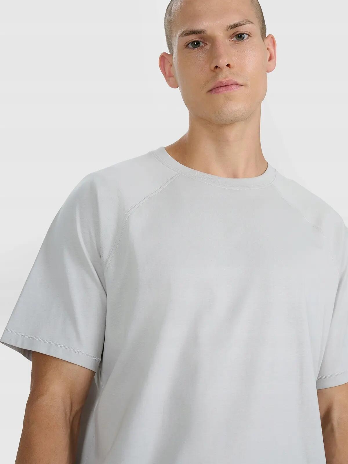 T-SHIRT MĘSKI 4F KOSZULKA BAWEŁNIANA  TTSHM2360 4/9